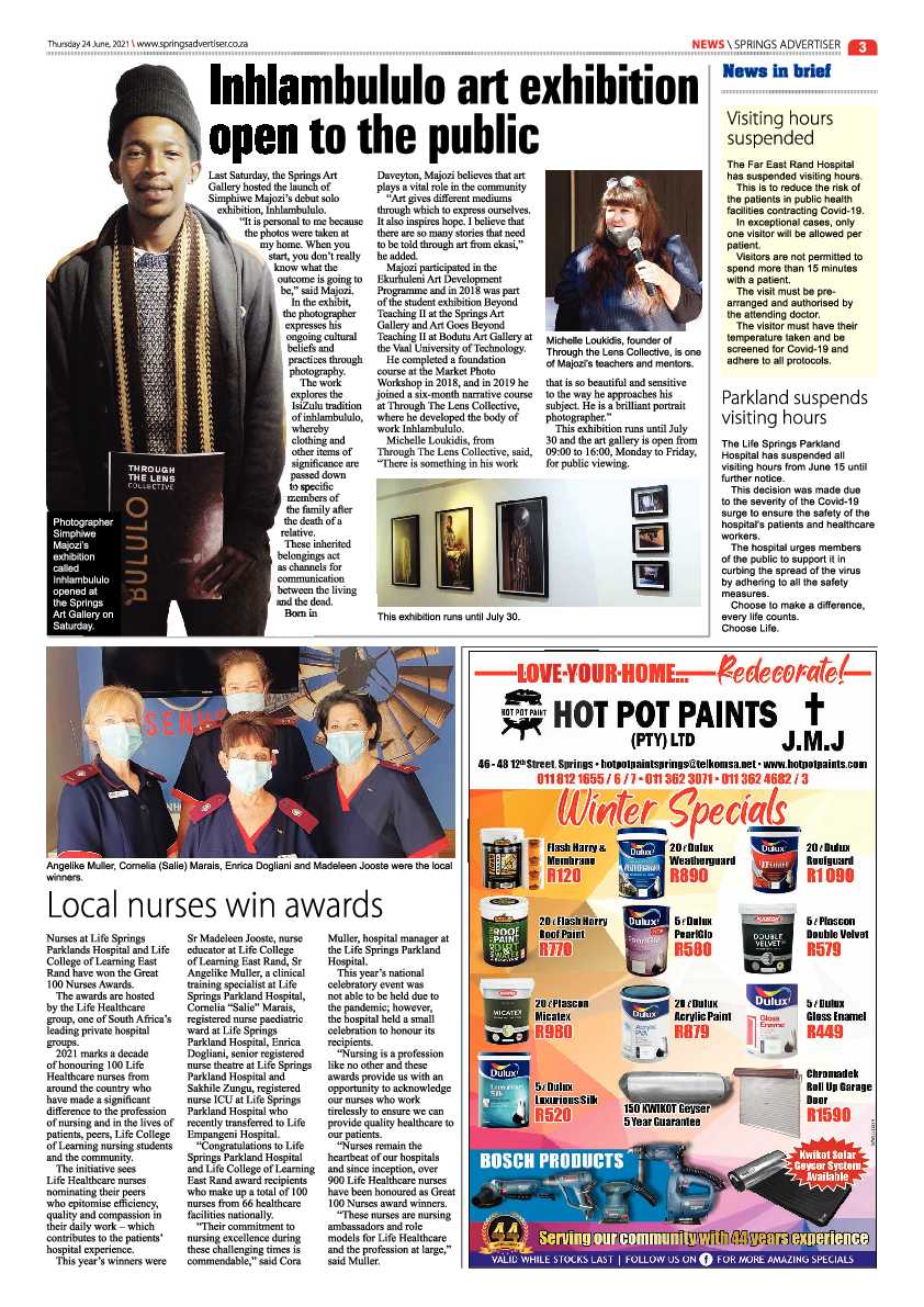 Springs Advertiser 24 June 2021 page 3