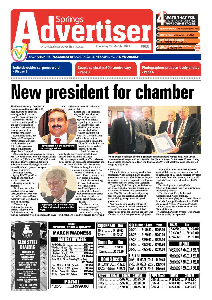 Springs Advertiser 24 March 2022 page 3
