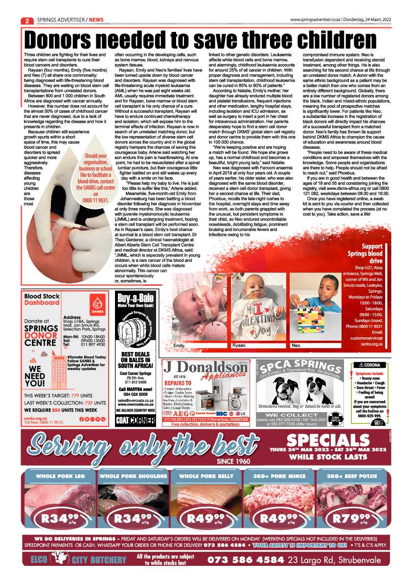 Springs Advertiser 24 March 2022 page 4
