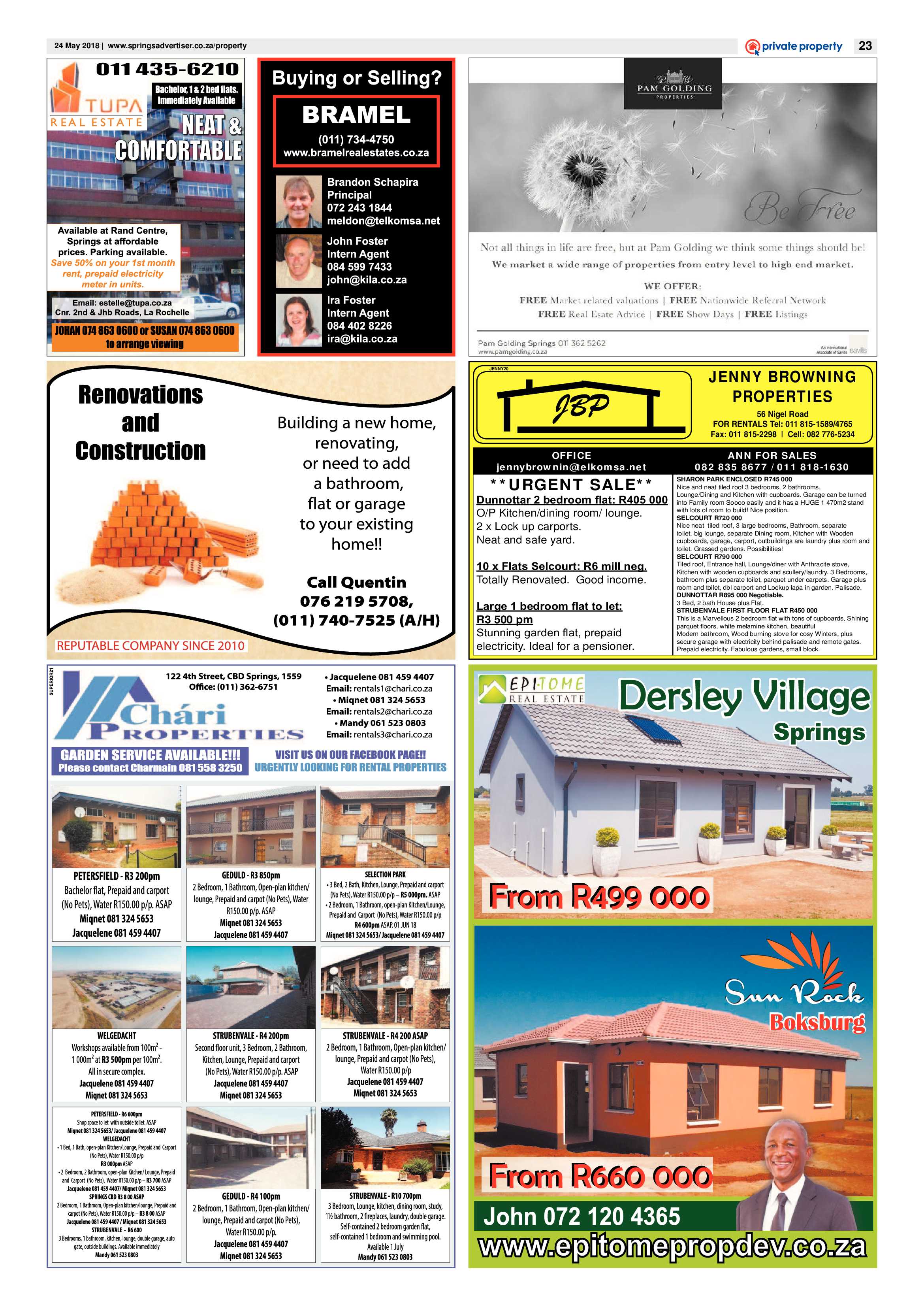 Springs Advertiser 24 May 2018 page 25