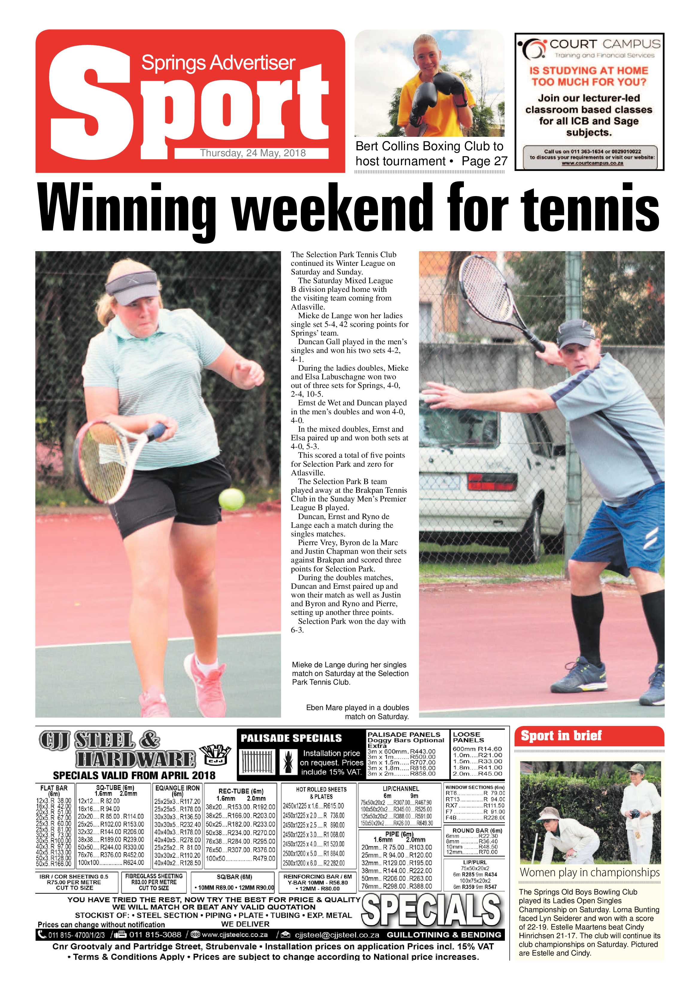 Springs Advertiser 24 May 2018 page 30