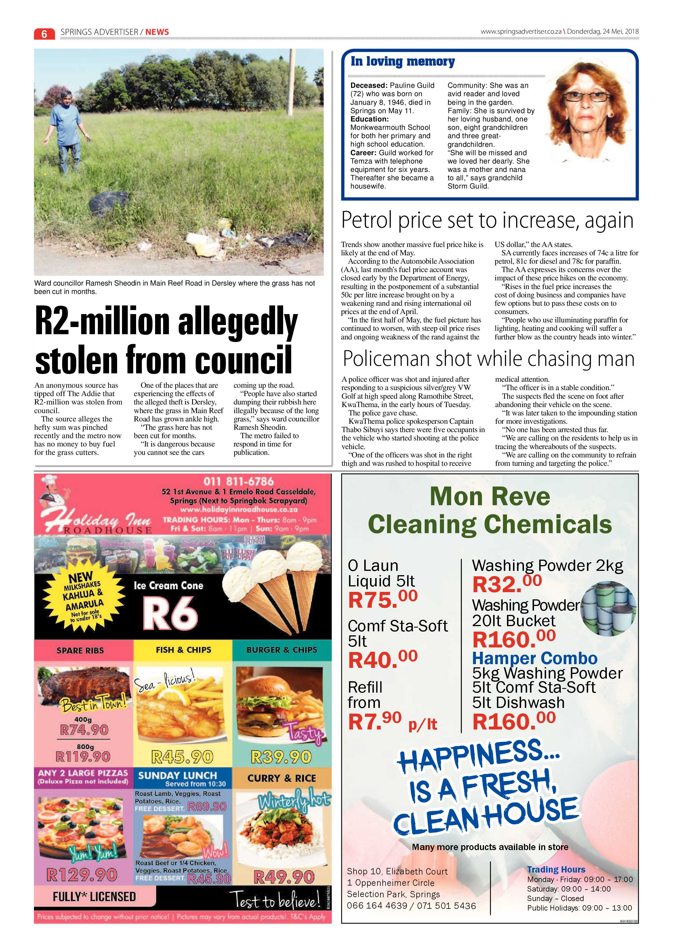 Springs Advertiser 24 May 2018 page 8