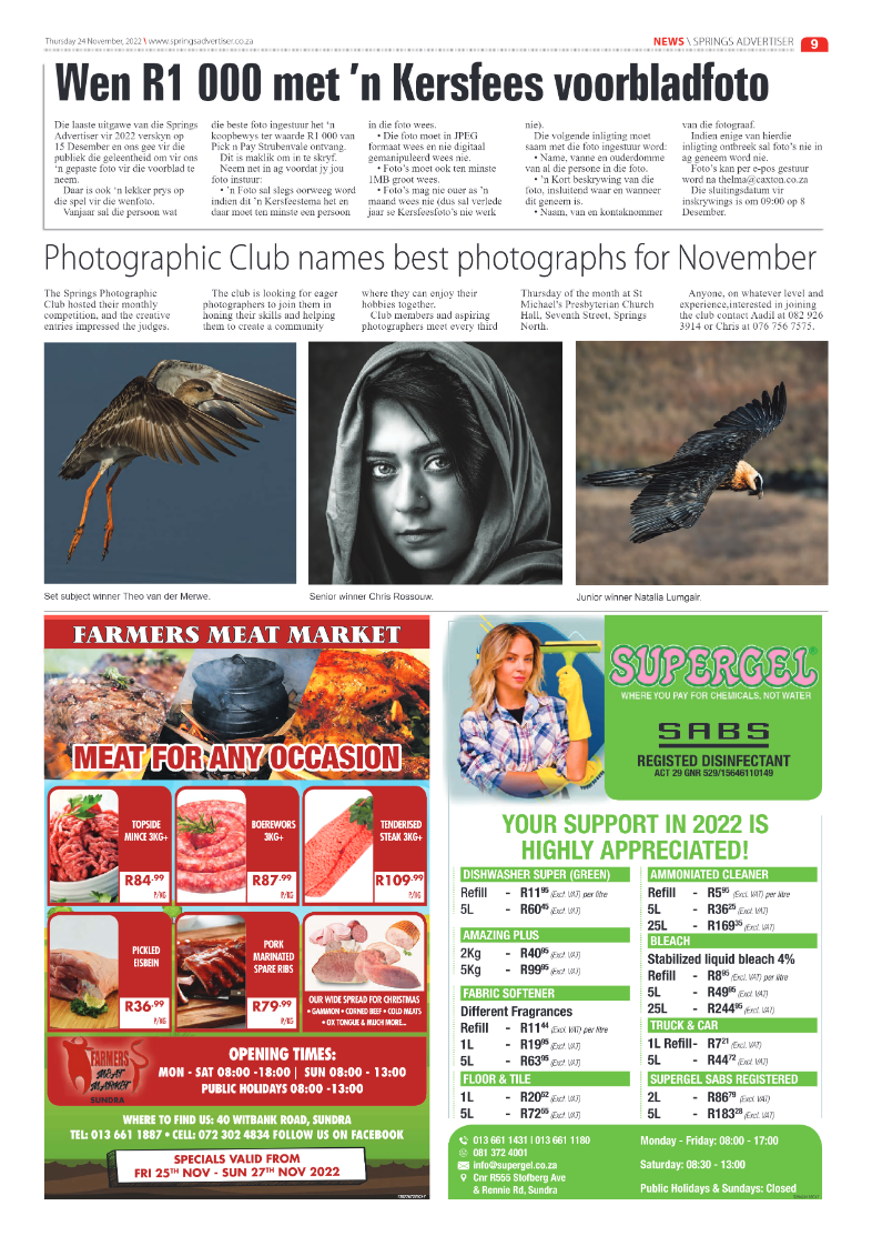 Springs Advertiser 24 Nov 2022 page 11