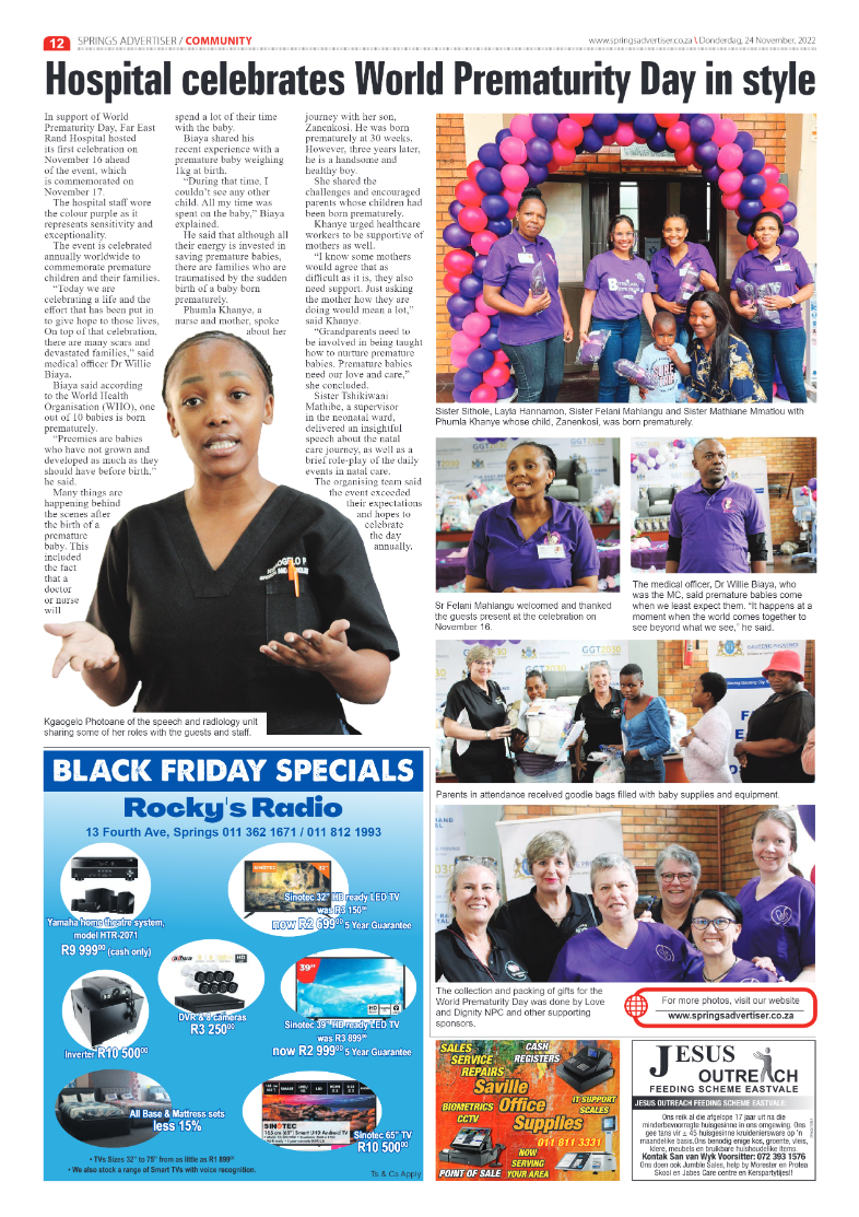 Springs Advertiser 24 Nov 2022 page 14