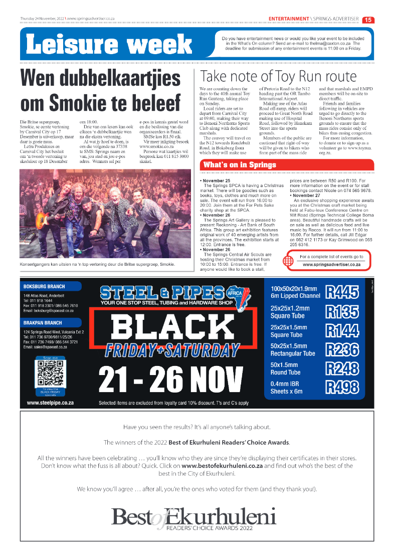 Springs Advertiser 24 Nov 2022 page 17