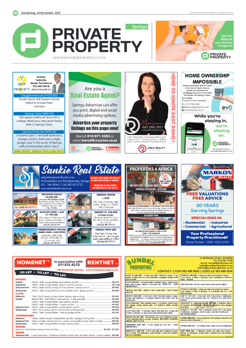 Springs Advertiser 24 Nov 2022 page 18