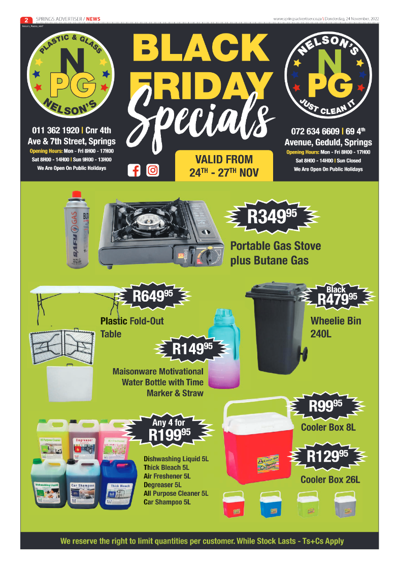 Springs Advertiser 24 Nov 2022 page 4