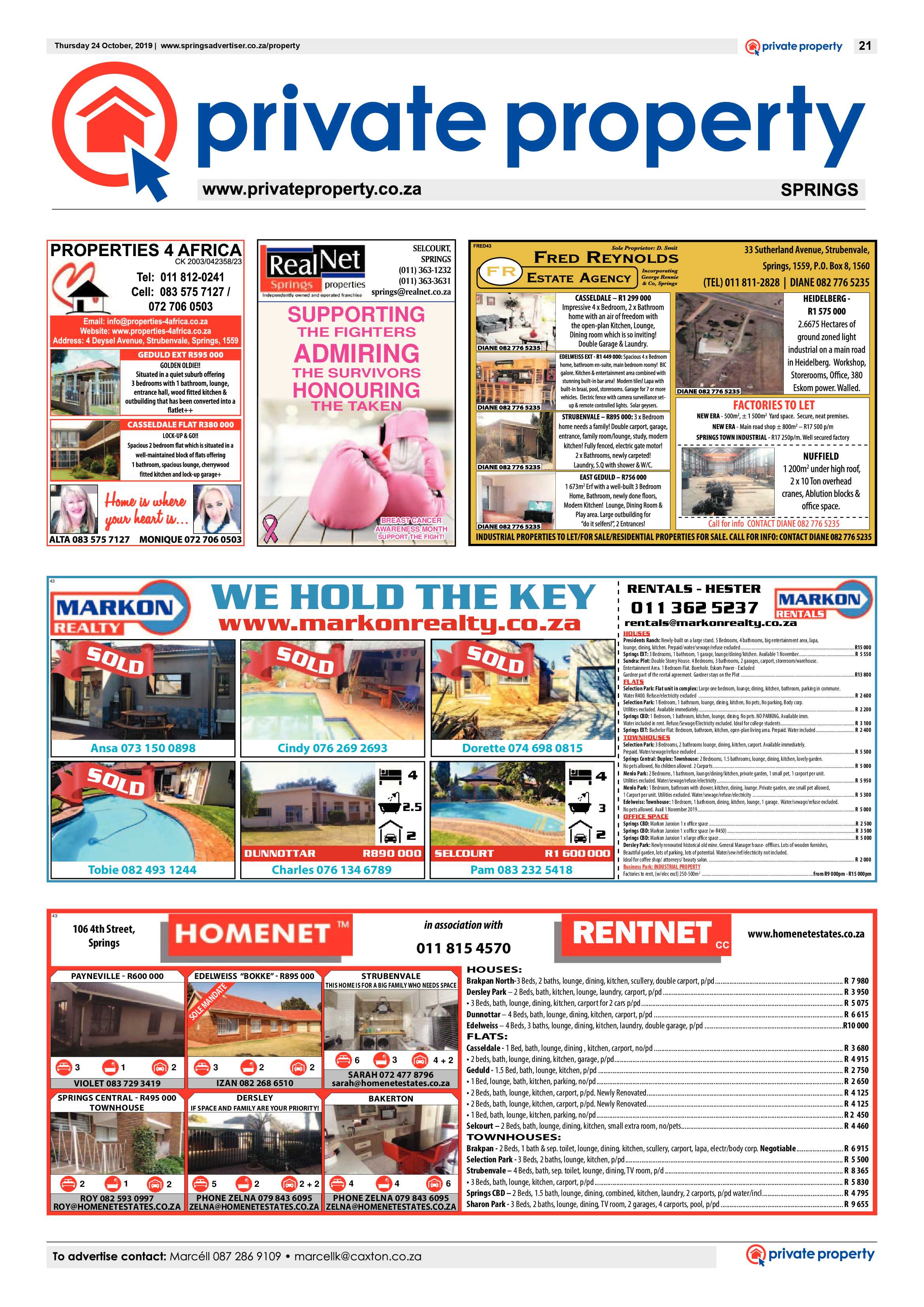 Springs Advertiser 24 October 2019 page 21