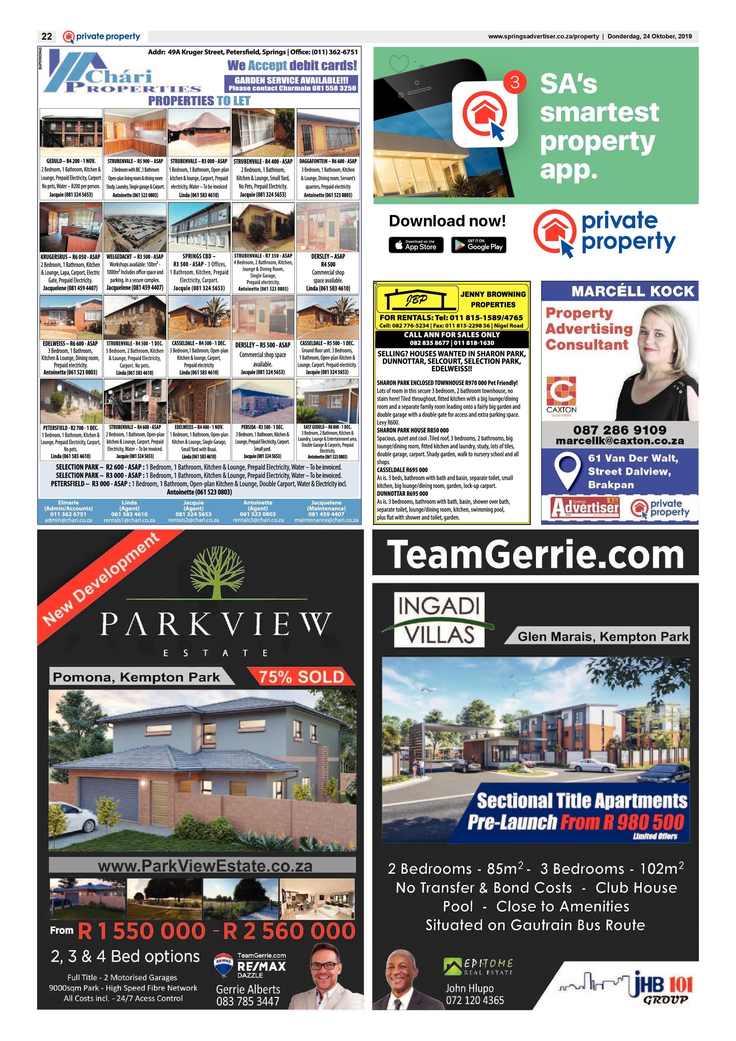 Springs Advertiser 24 October 2019 page 22