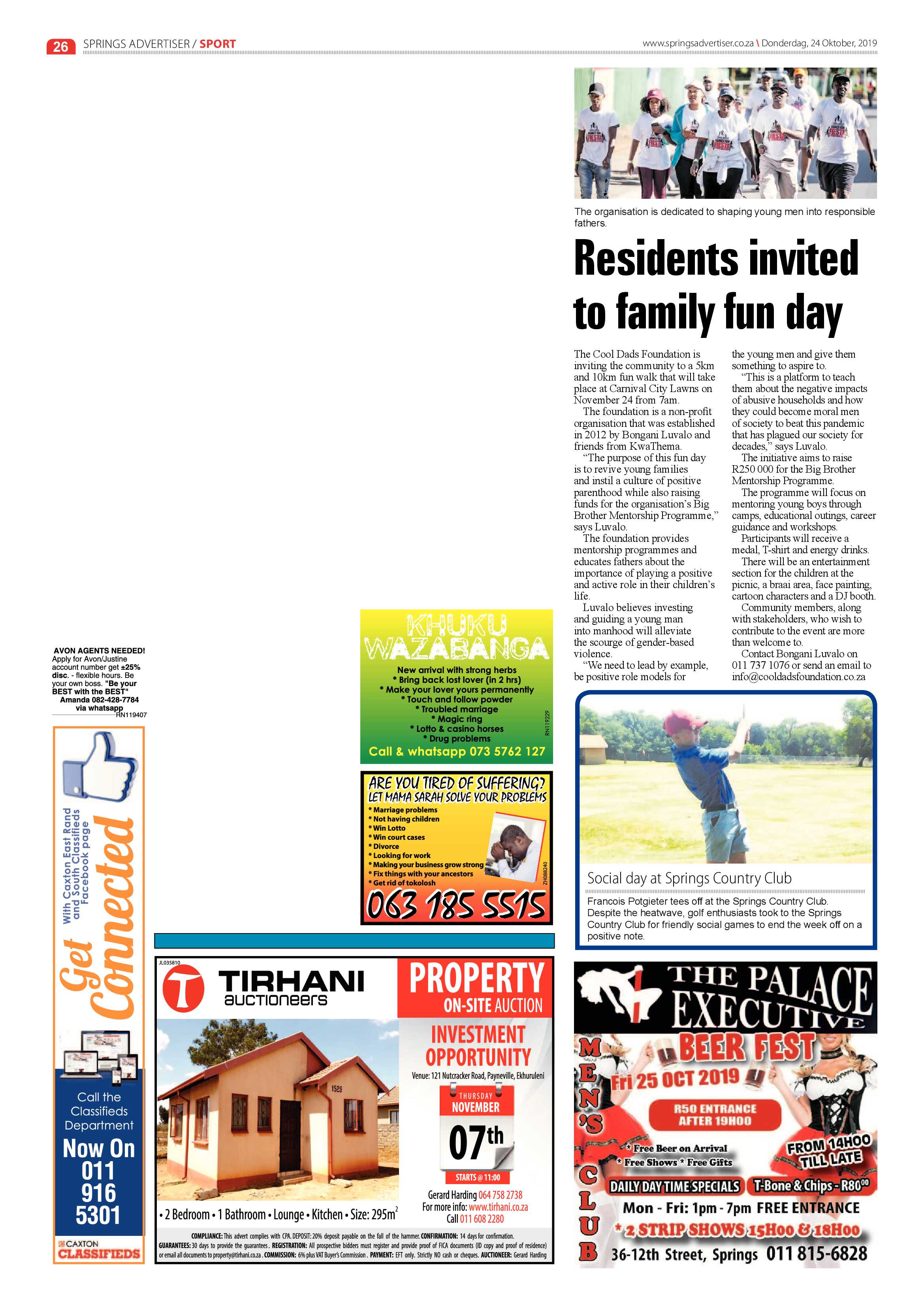 Springs Advertiser 24 October 2019 page 26