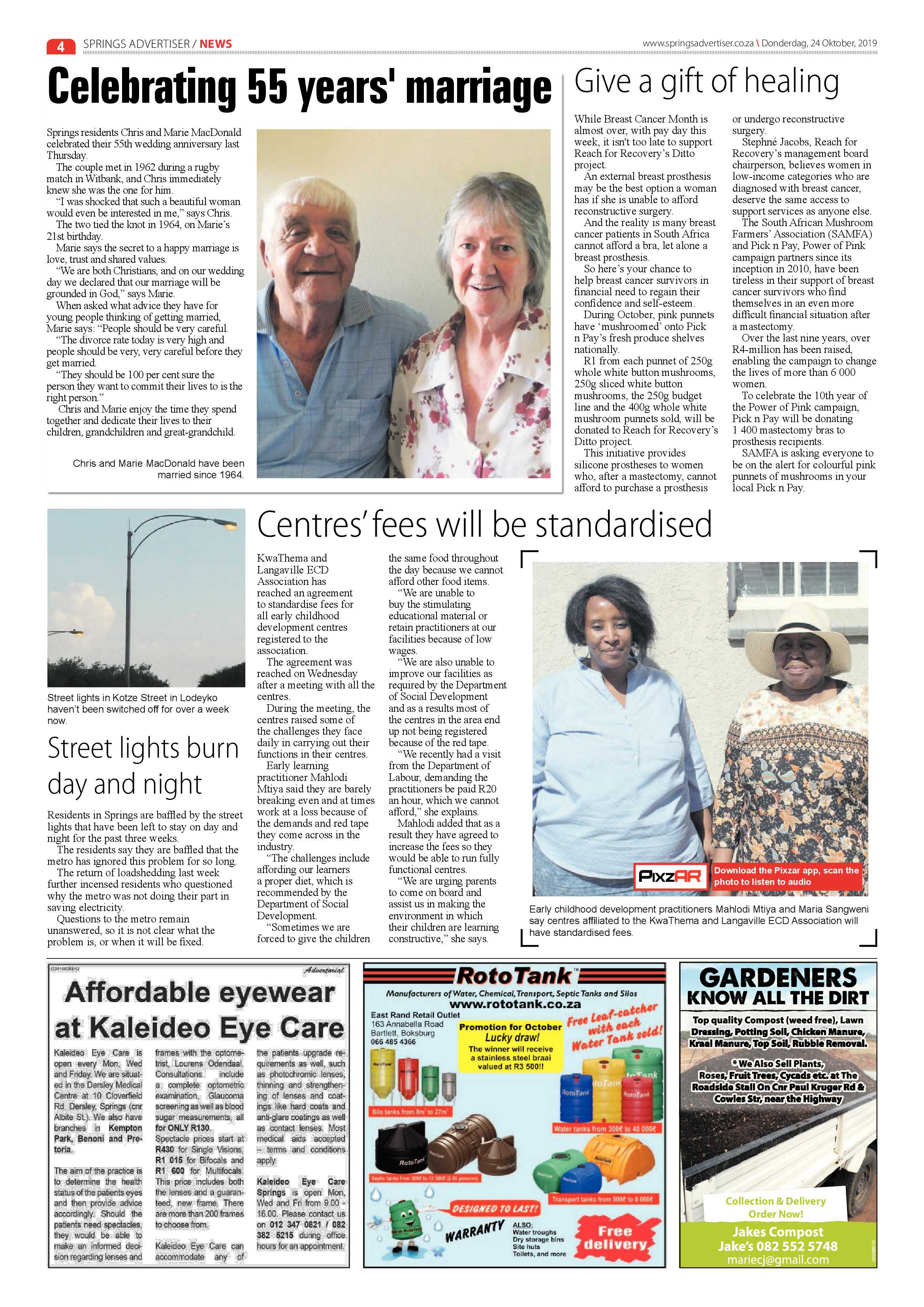 Springs Advertiser 24 October 2019 page 4