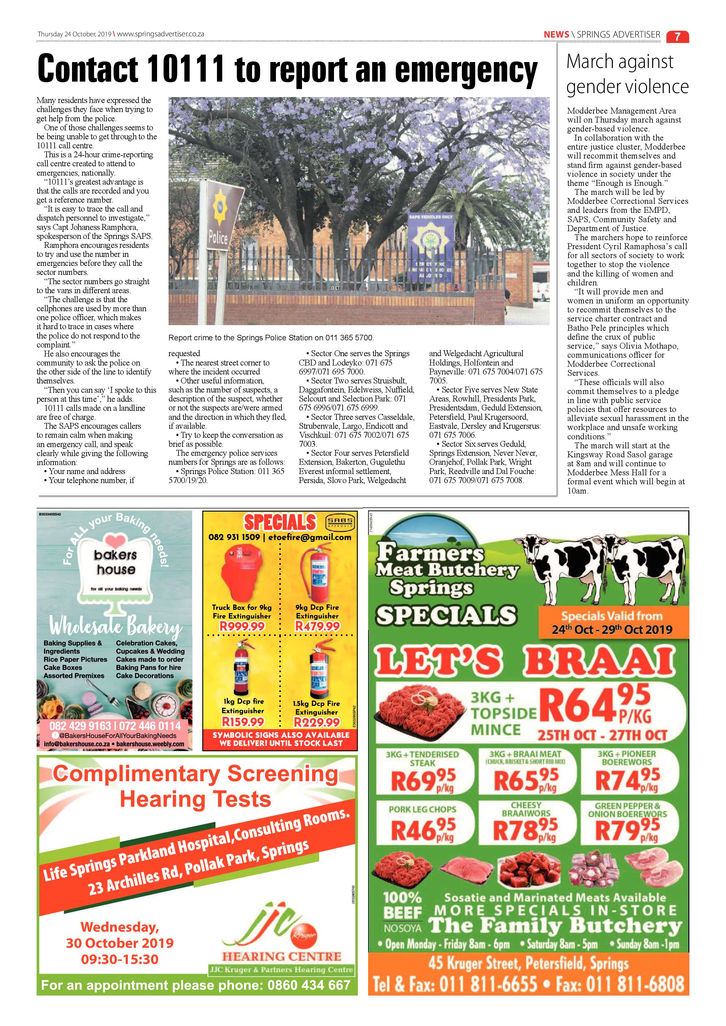 Springs Advertiser 24 October 2019 page 7