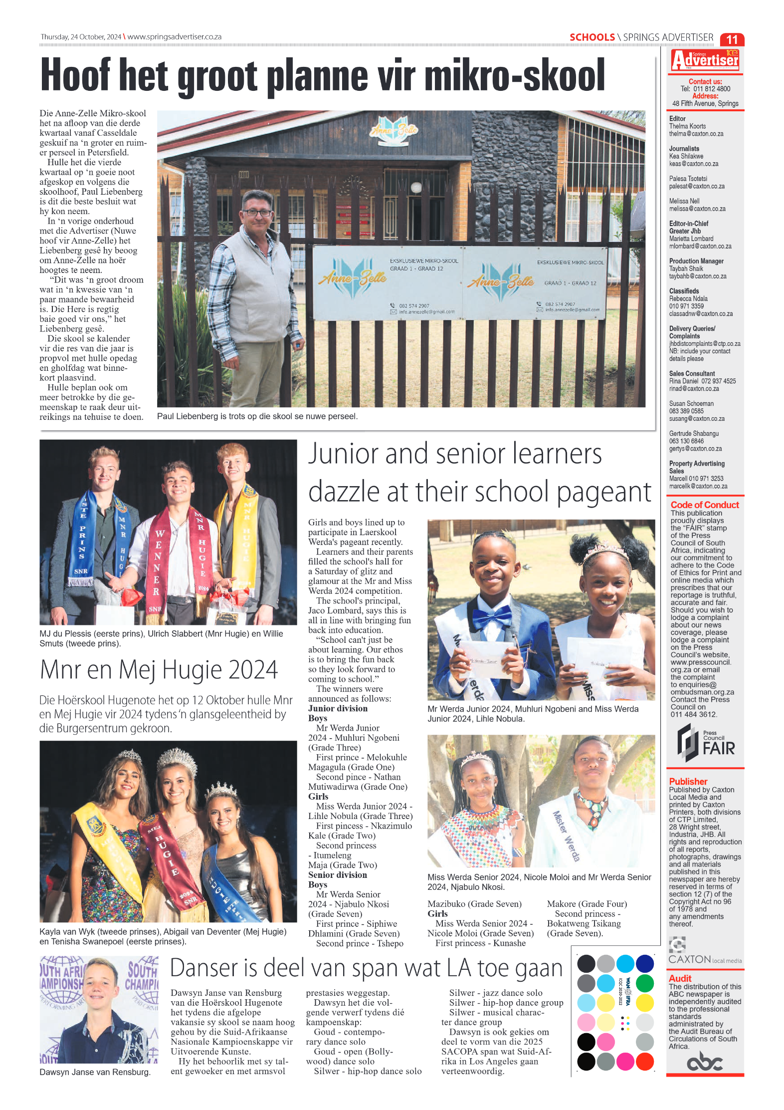 Springs Advertiser 24 October 2024 page 11