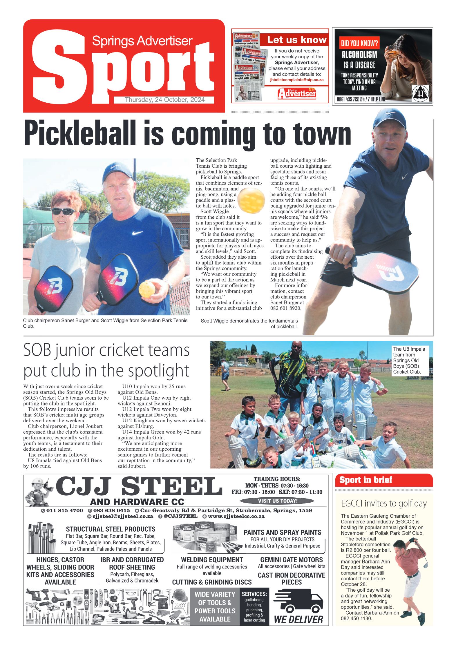 Springs Advertiser 24 October 2024 page 12