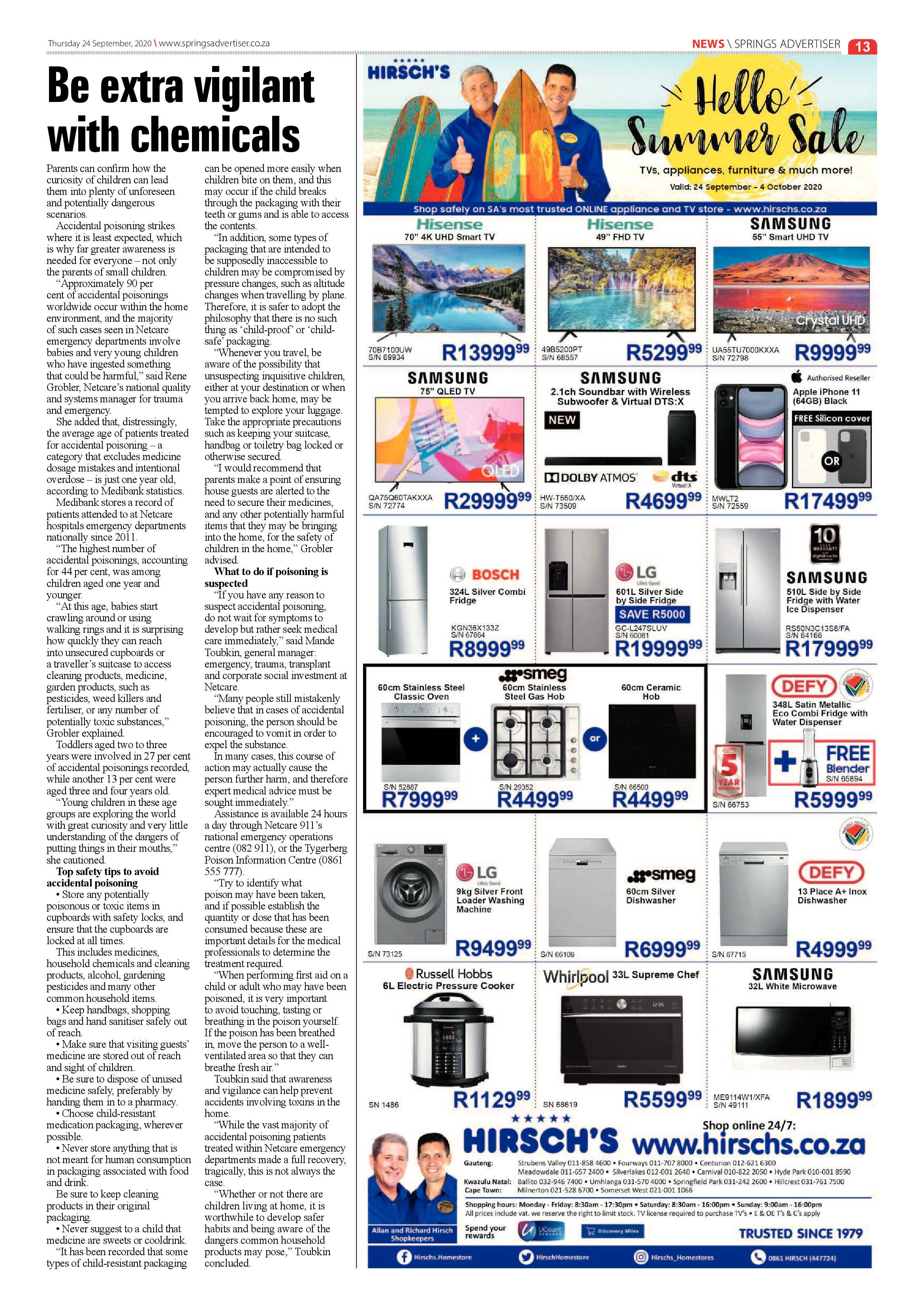Springs Advertiser 24 September 2020 page 13