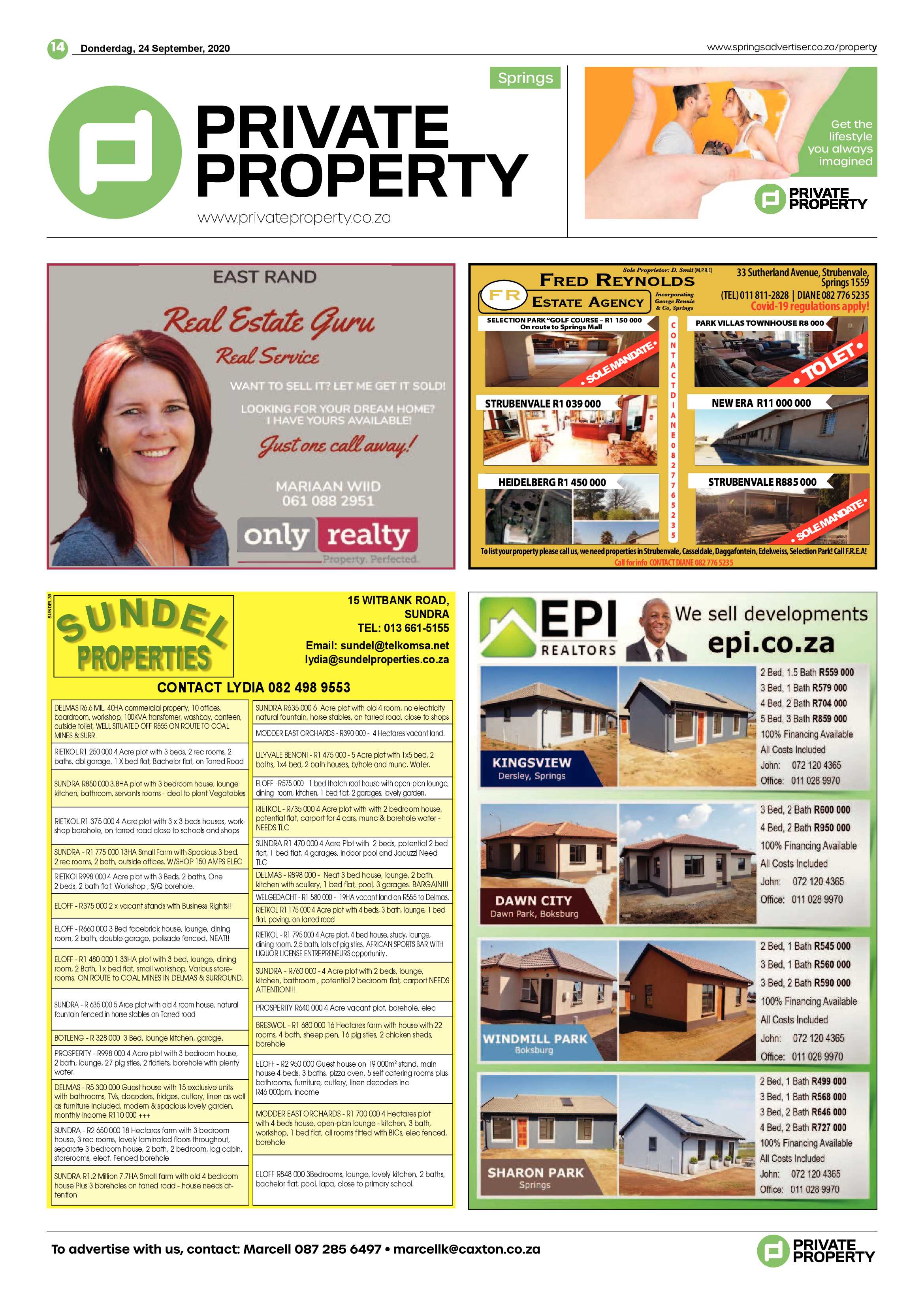 Springs Advertiser 24 September 2020 page 14