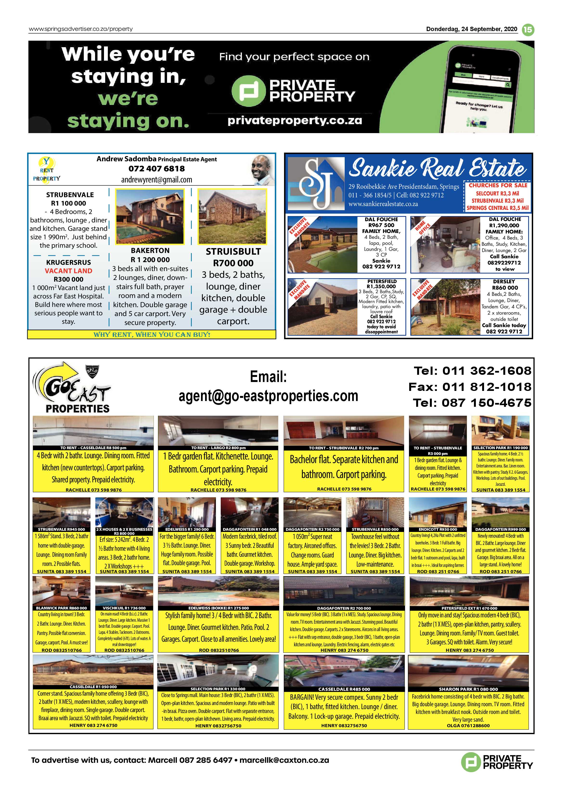 Springs Advertiser 24 September 2020 page 15