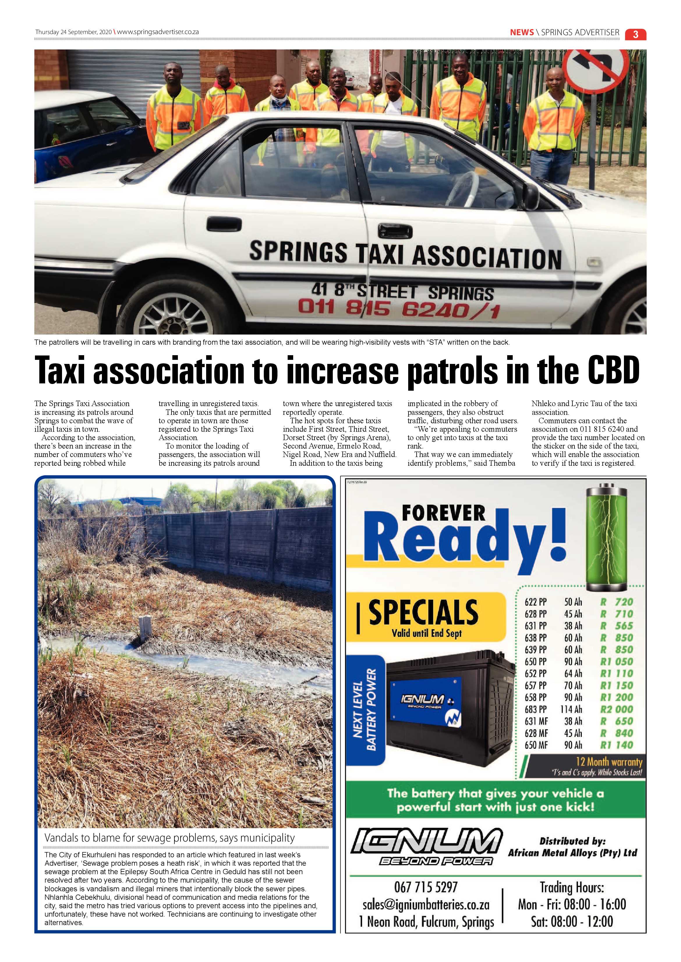 Springs Advertiser 24 September 2020 page 3
