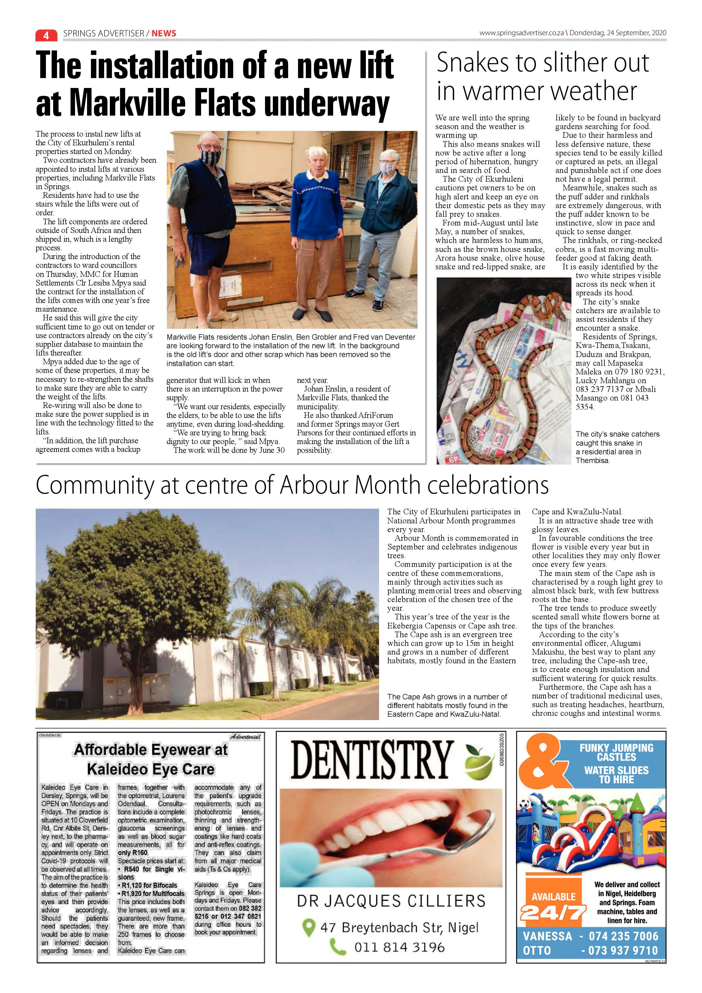 Springs Advertiser 24 September 2020 page 4