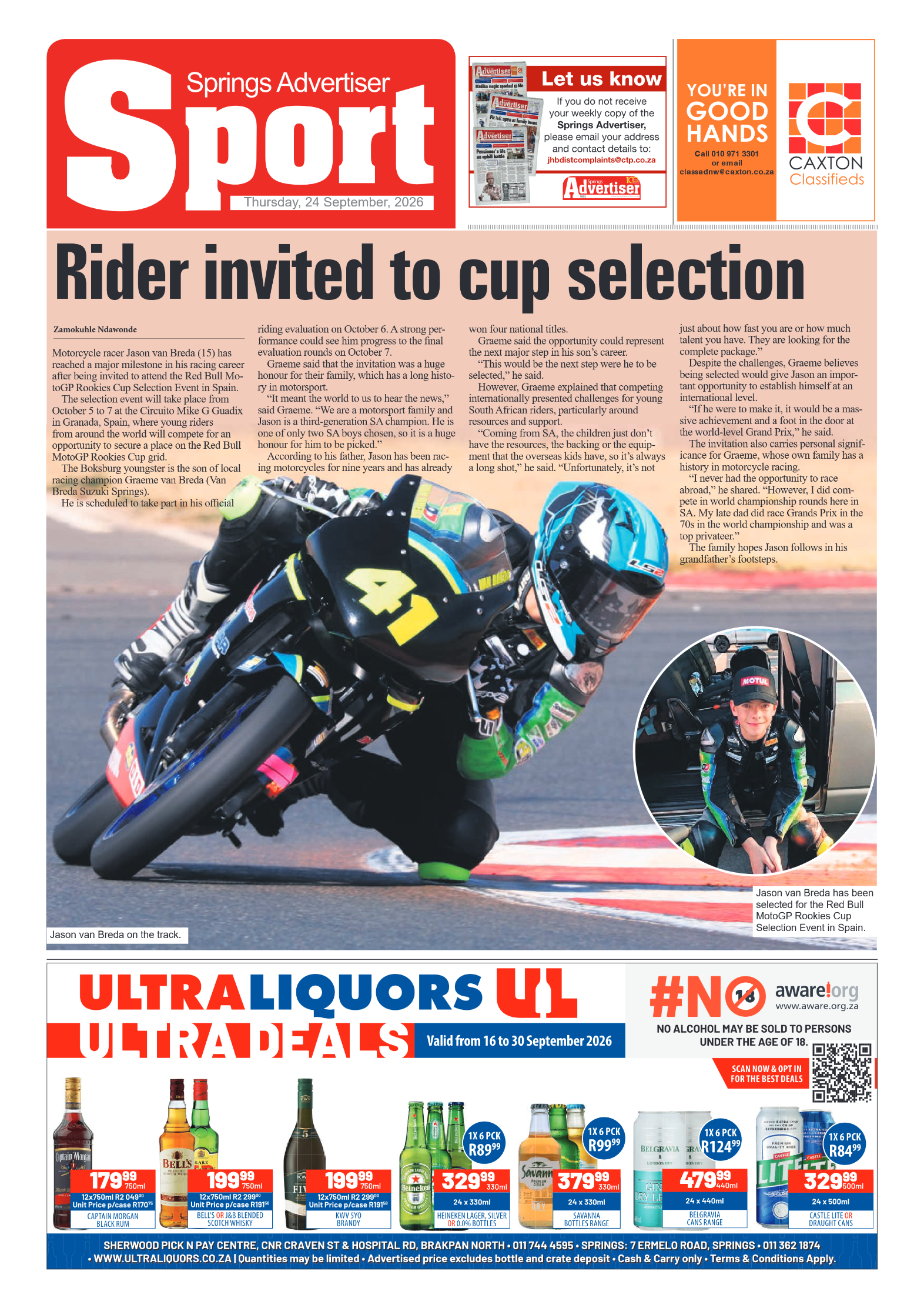 Springs Advertiser 24 September 2026 page 12