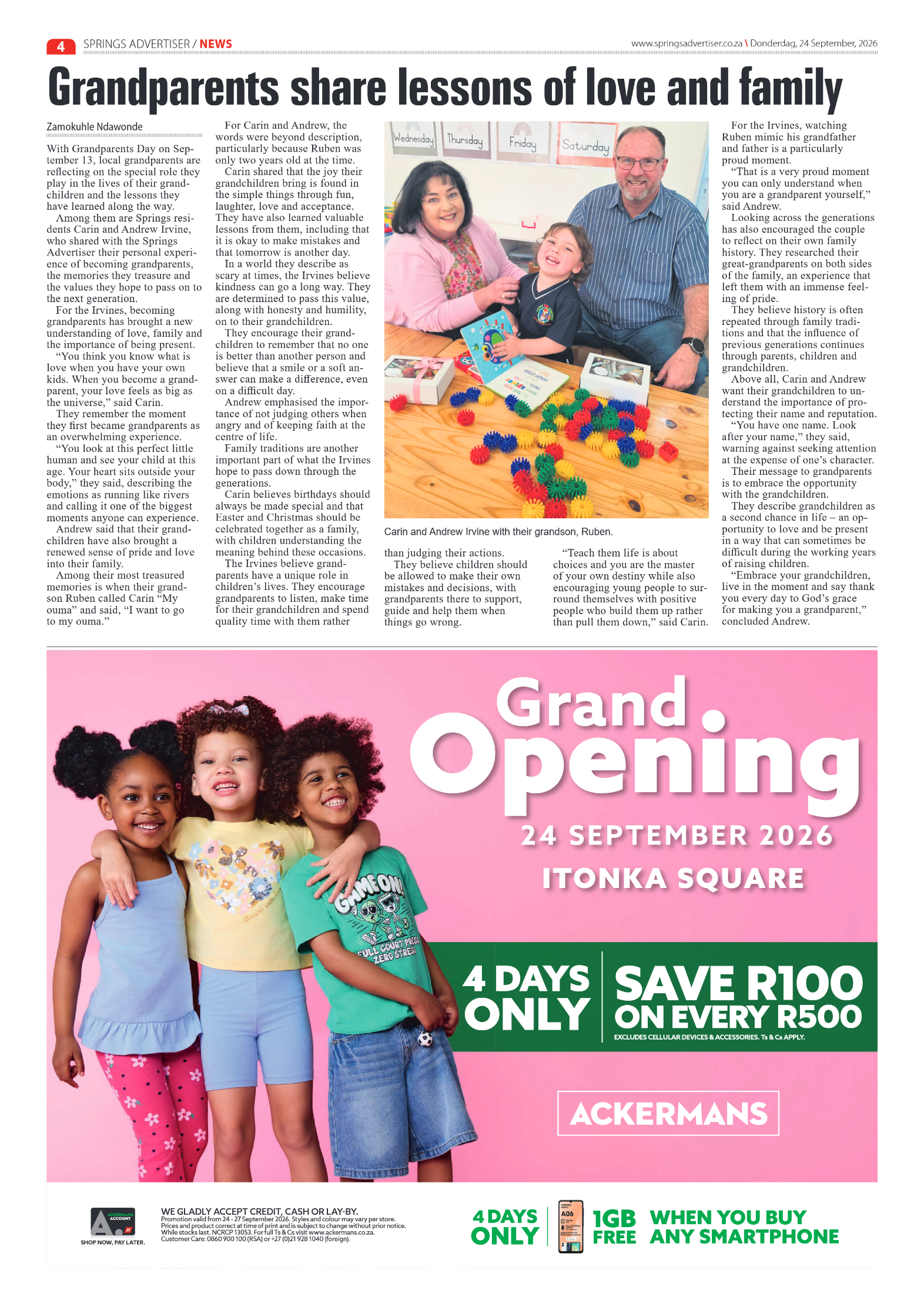 Springs Advertiser 24 September 2026 page 4