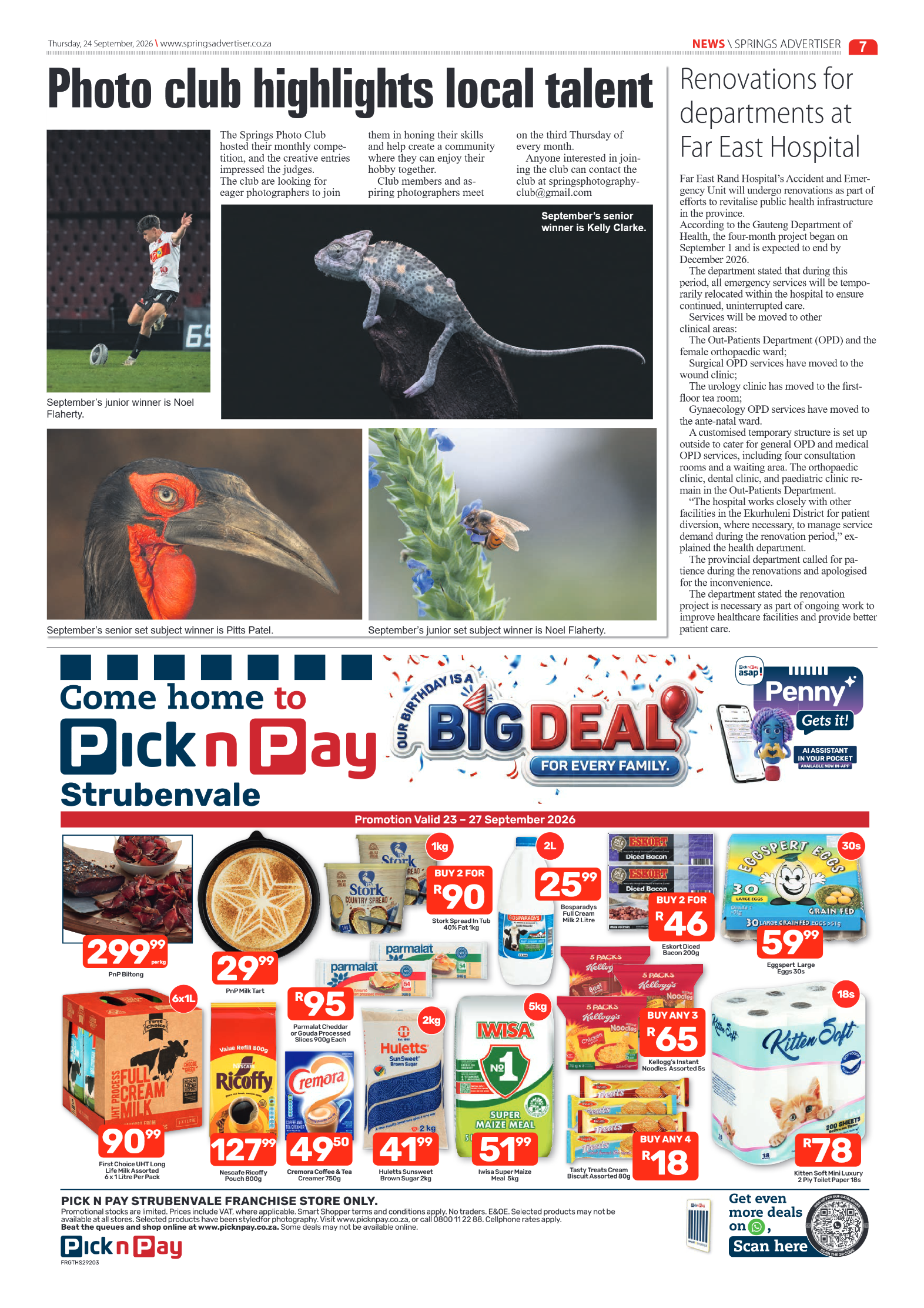 Springs Advertiser 24 September 2026 page 7