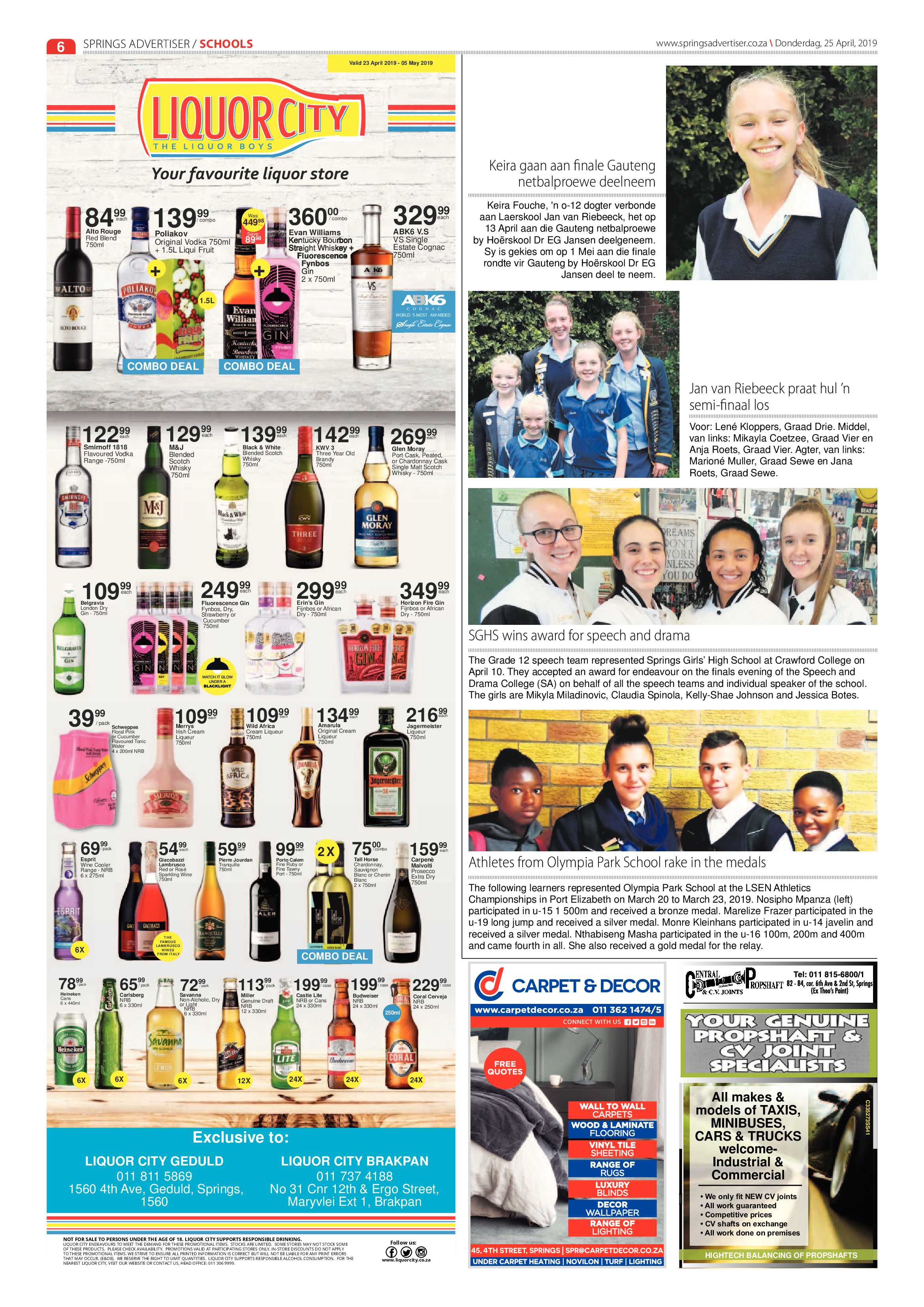 Springs Advertiser 25 April 2019 page 6
