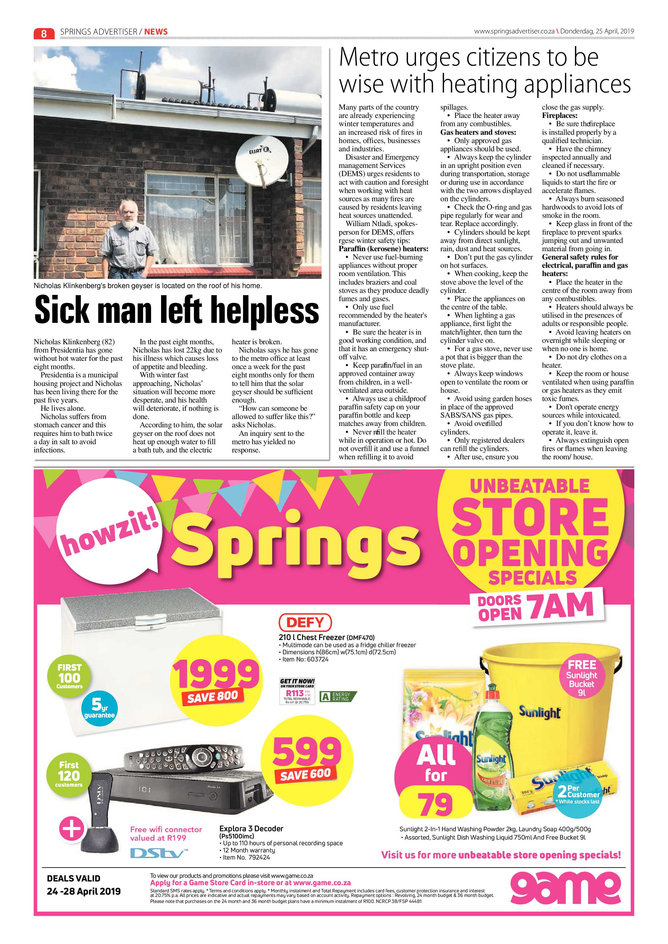 Springs Advertiser 25 April 2019 page 8