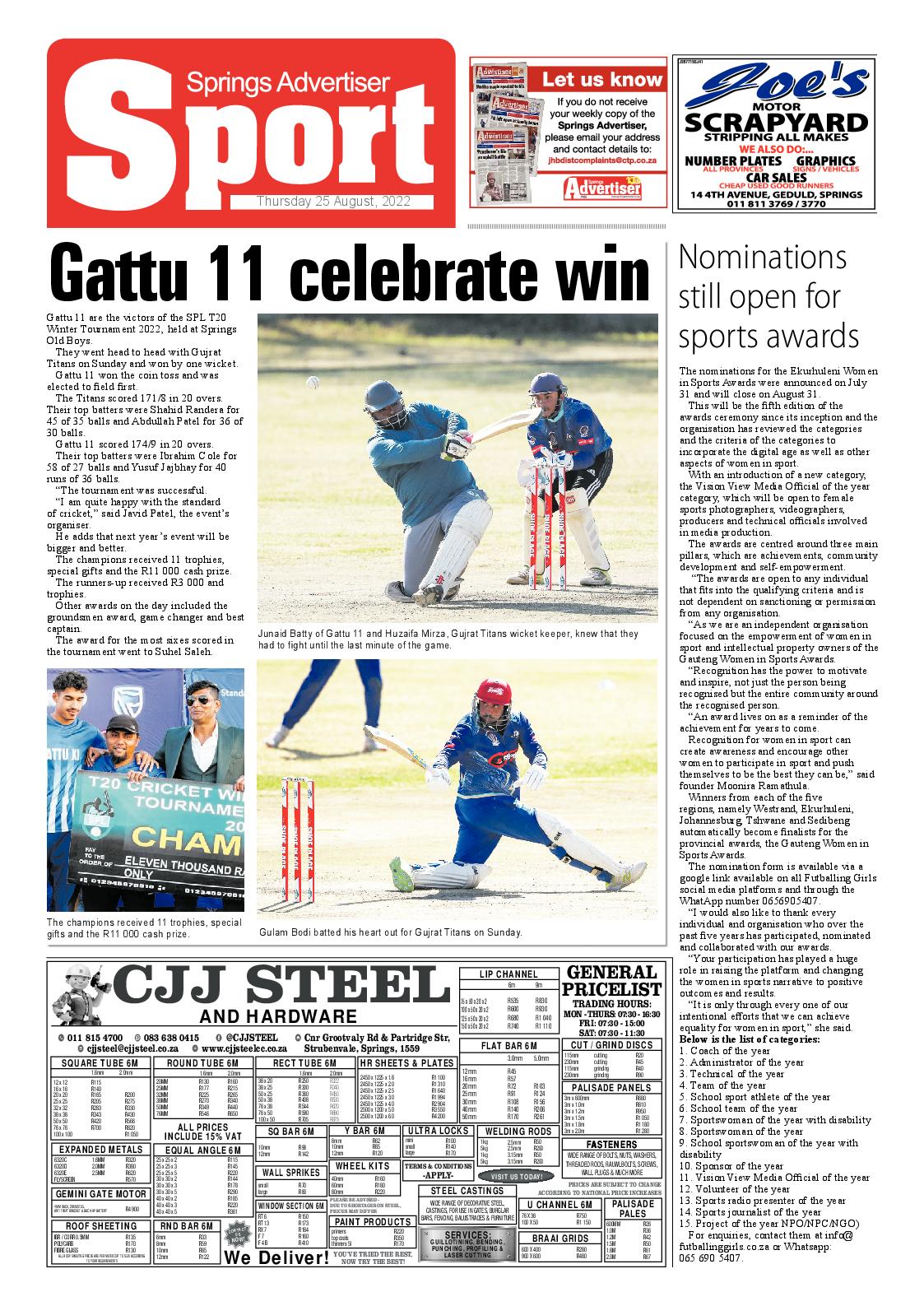 Springs Advertiser 25 August 2022 page 18