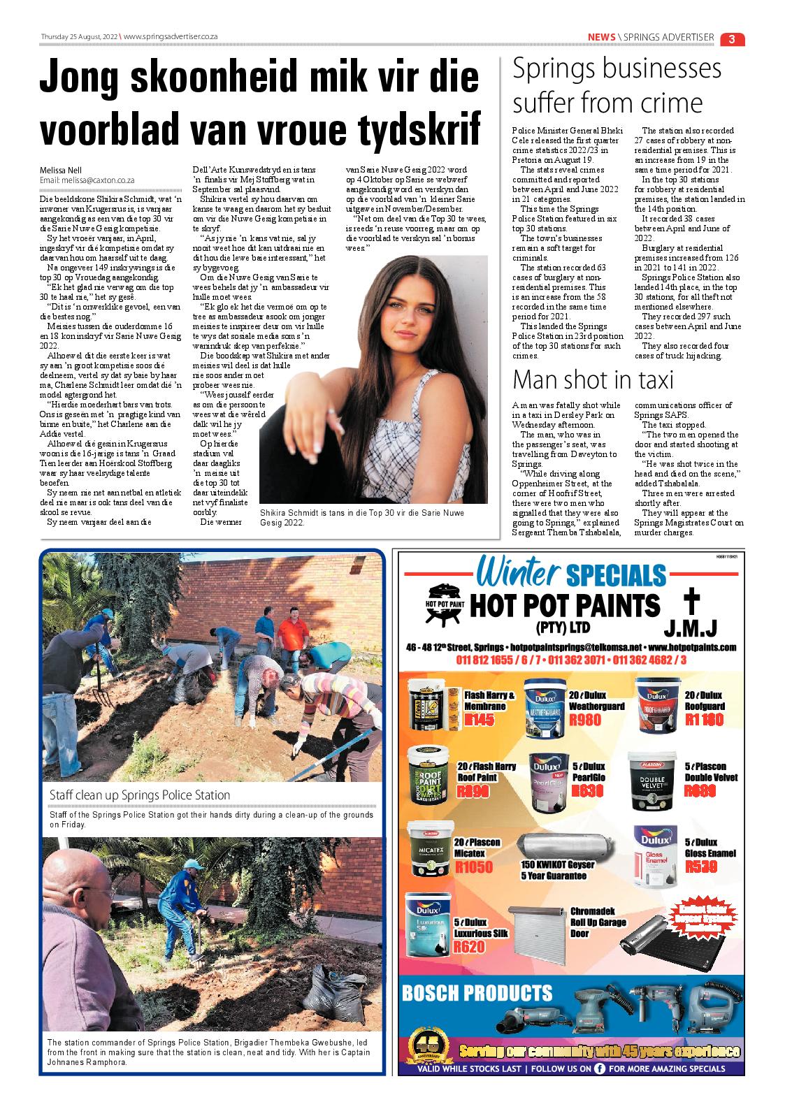 Springs Advertiser 25 August 2022 page 5