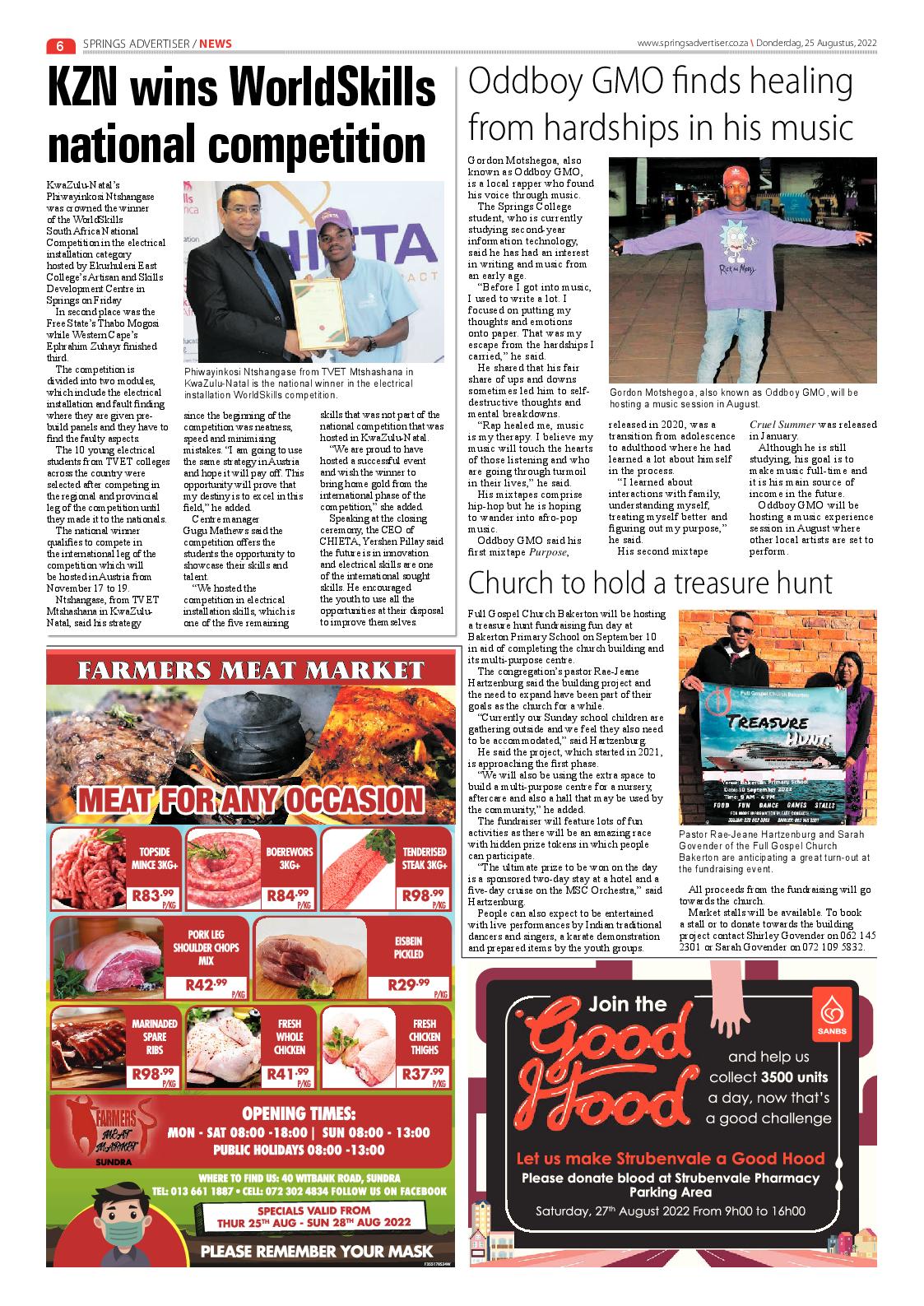 Springs Advertiser 25 August 2022 page 8