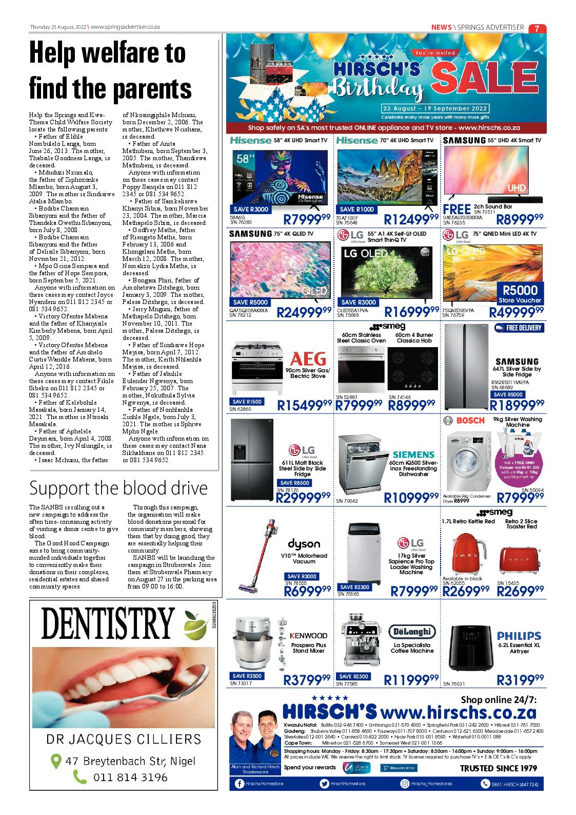Springs Advertiser 25 August 2022 page 9