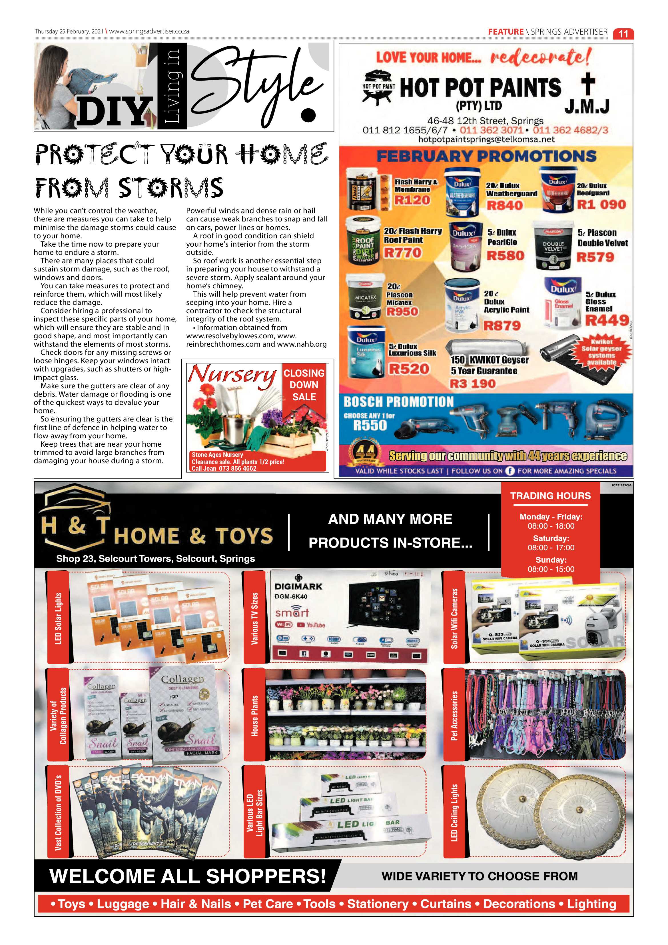 Springs Advertiser 25 February 2021 page 11
