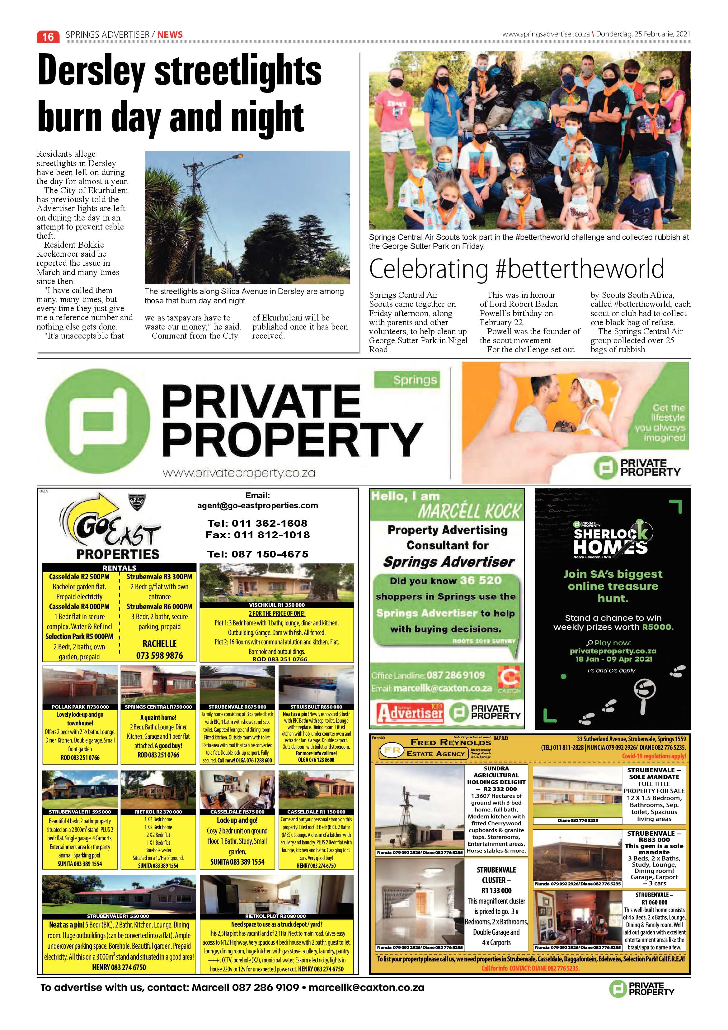 Springs Advertiser 25 February 2021 page 16