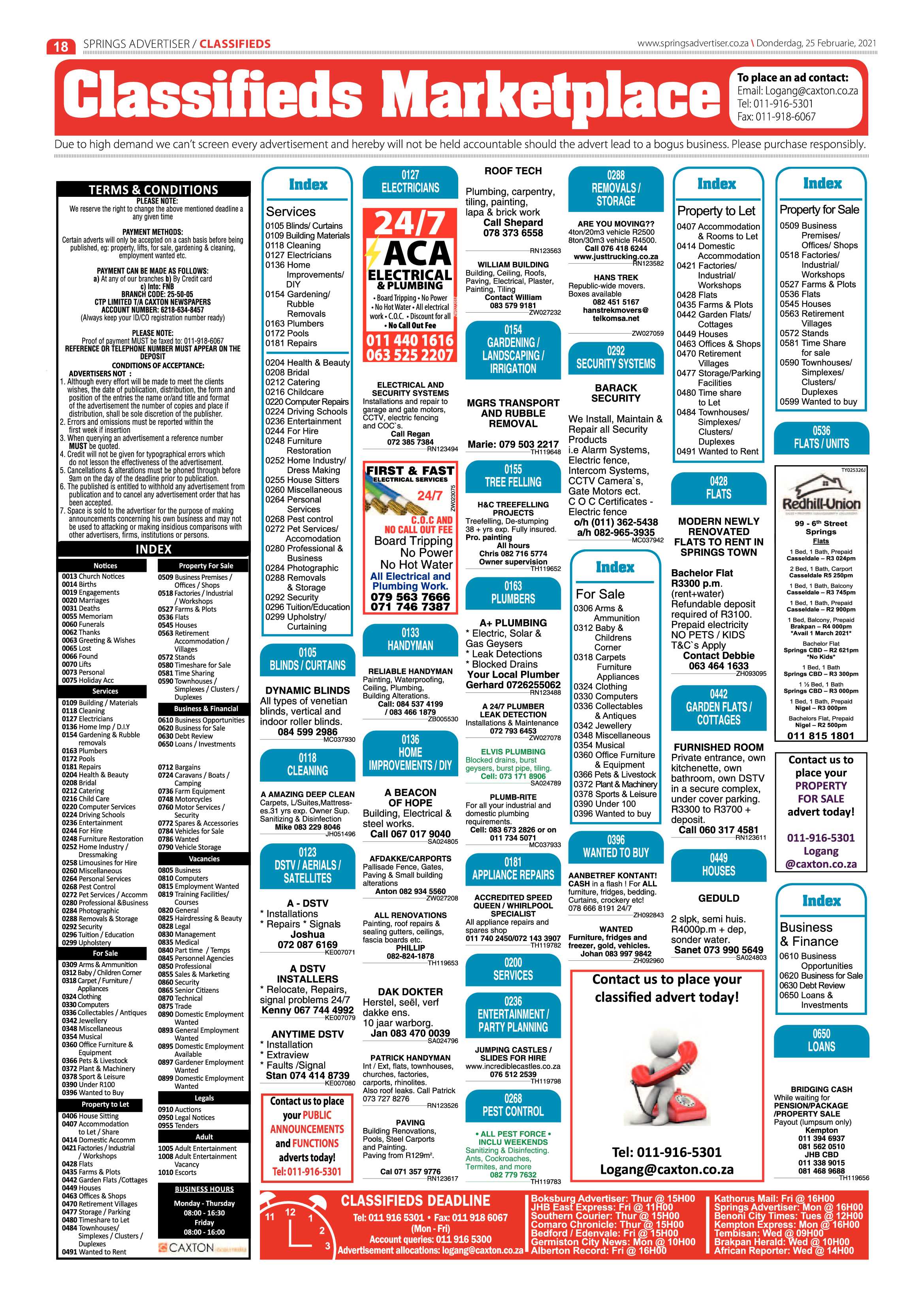 Springs Advertiser 25 February 2021 page 18
