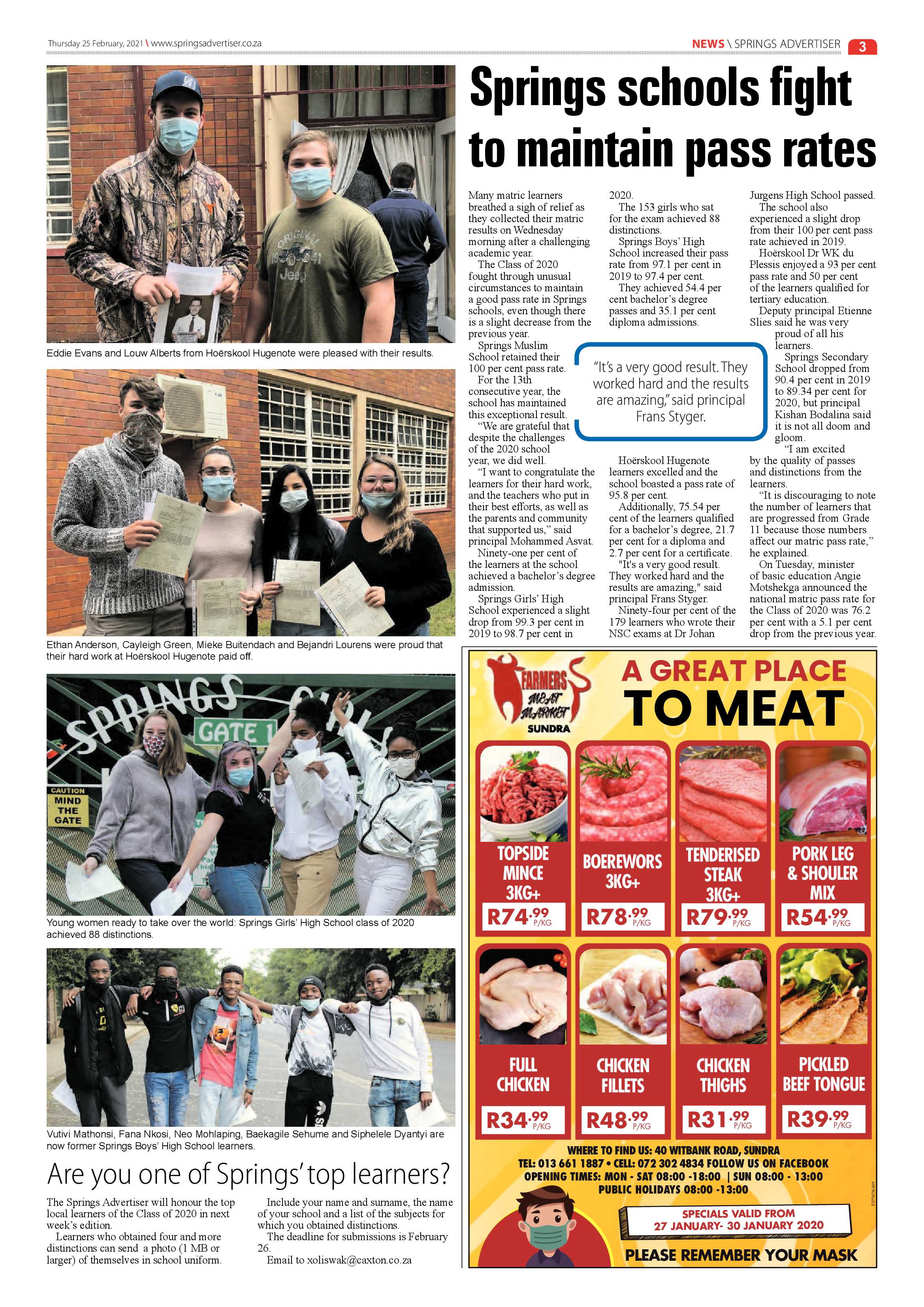 Springs Advertiser 25 February 2021 page 3