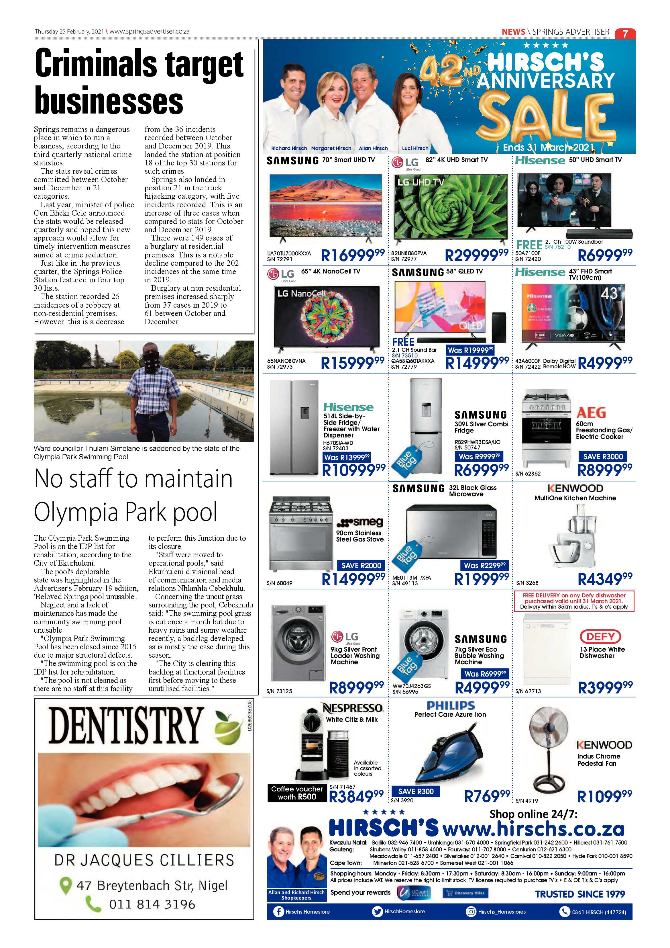 Springs Advertiser 25 February 2021 page 7