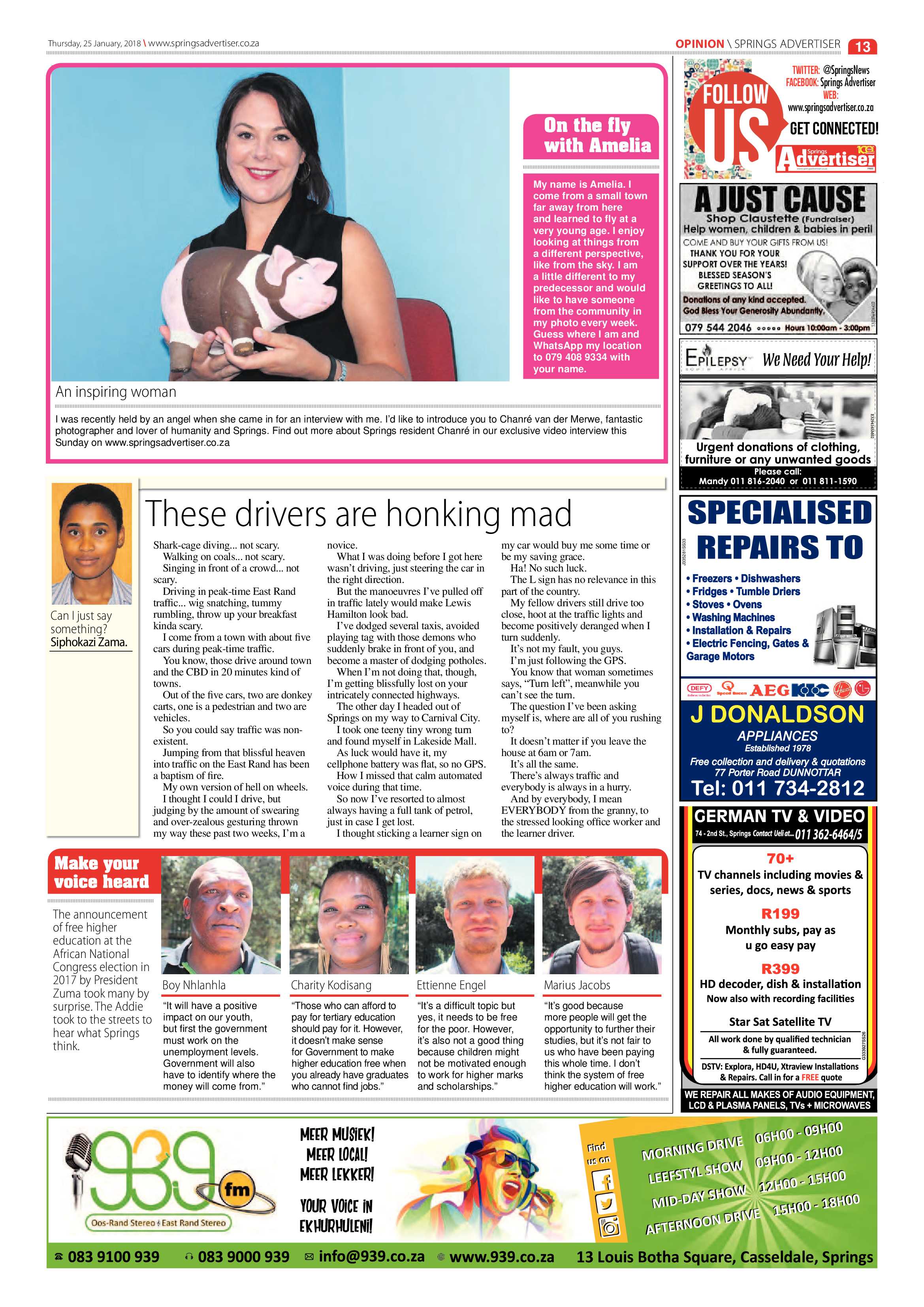 Springs Advertiser 25 January 2018 page 15