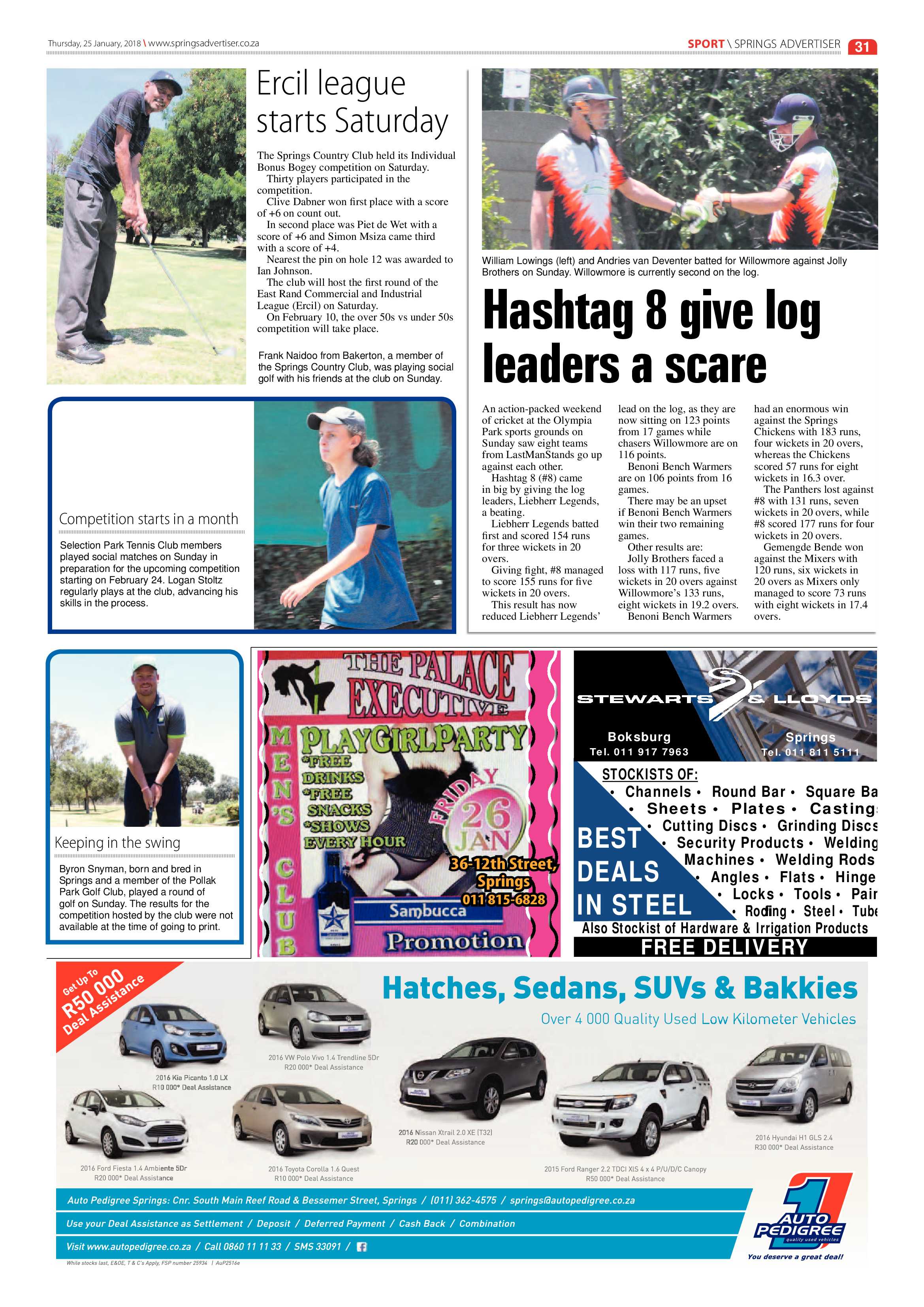 Springs Advertiser 25 January 2018 page 33