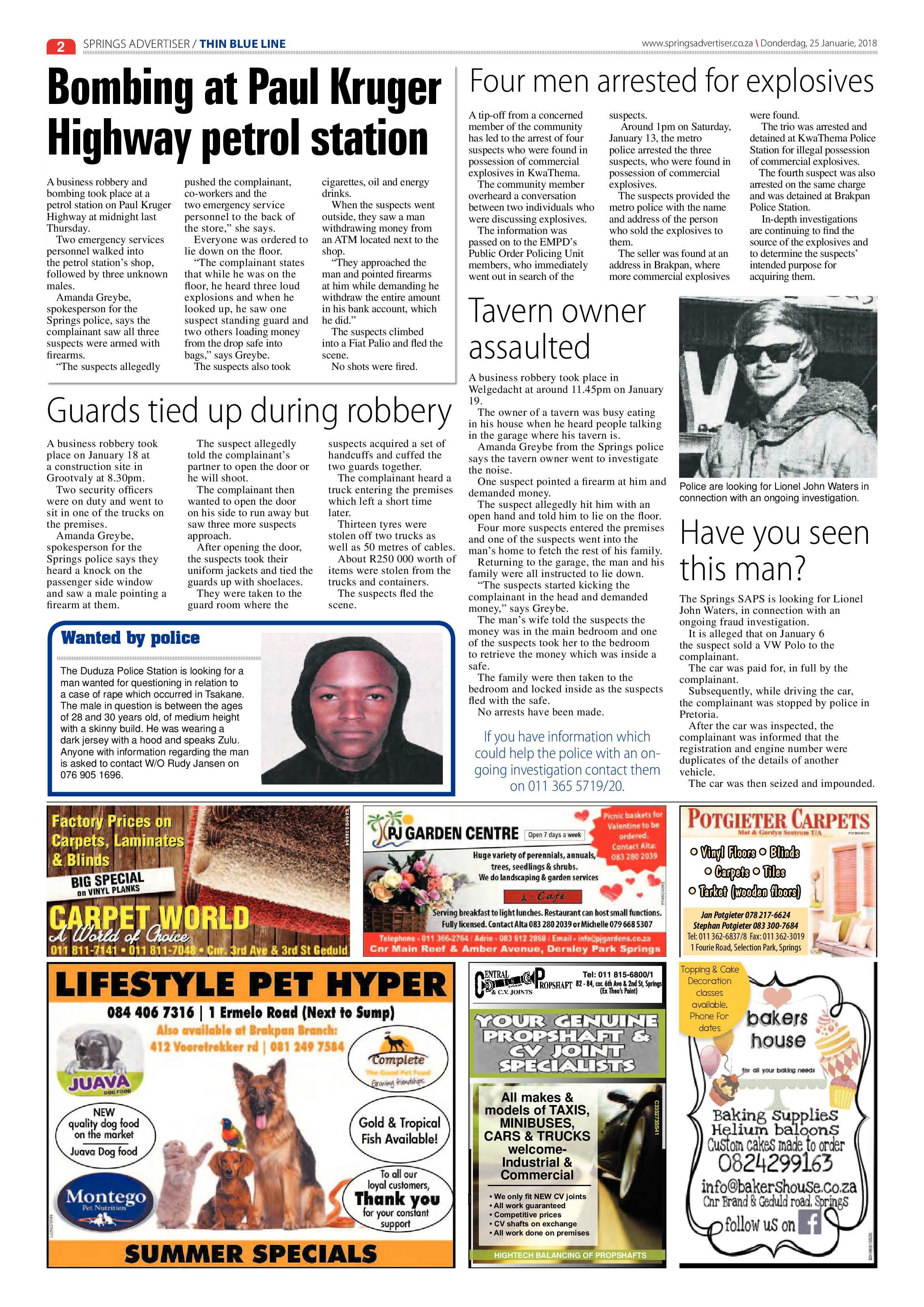 Springs Advertiser 25 January 2018 page 4