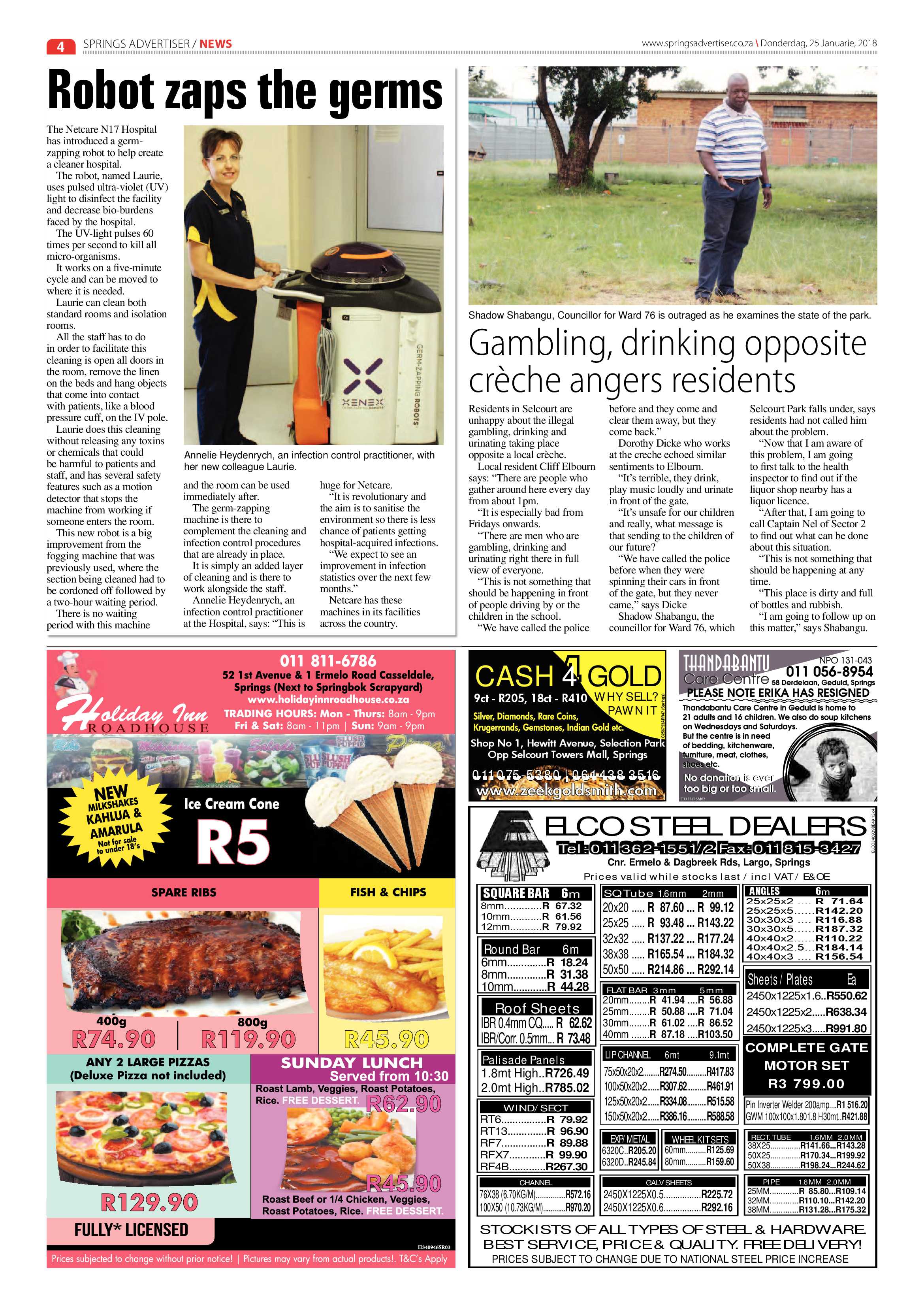 Springs Advertiser 25 January 2018 page 6