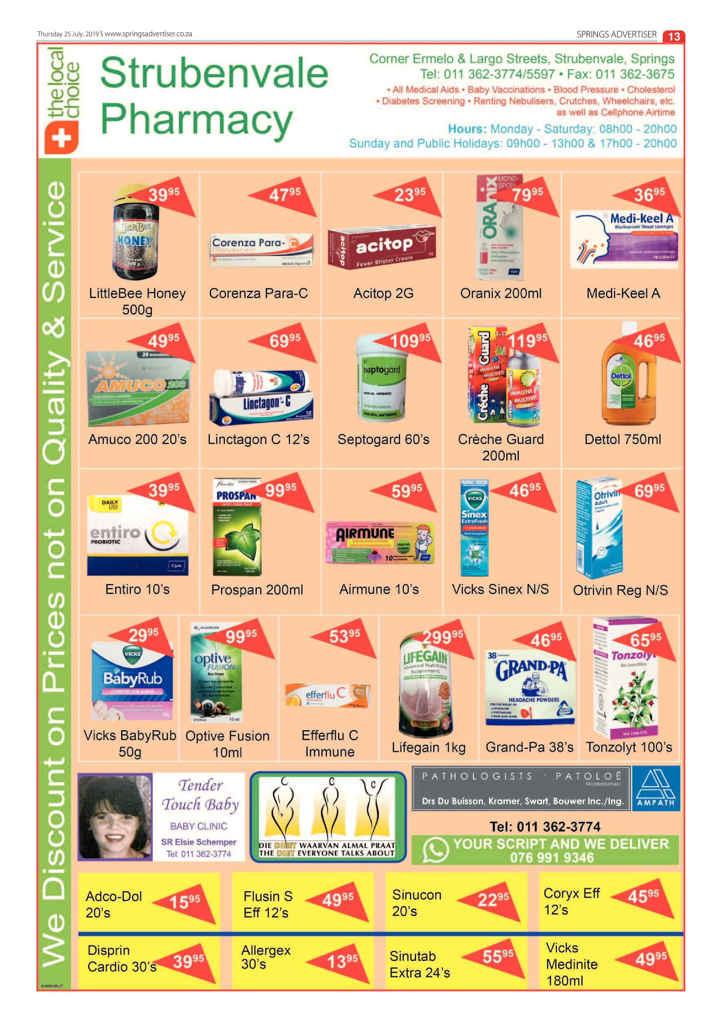 Springs Advertiser 25 July 2019 page 13