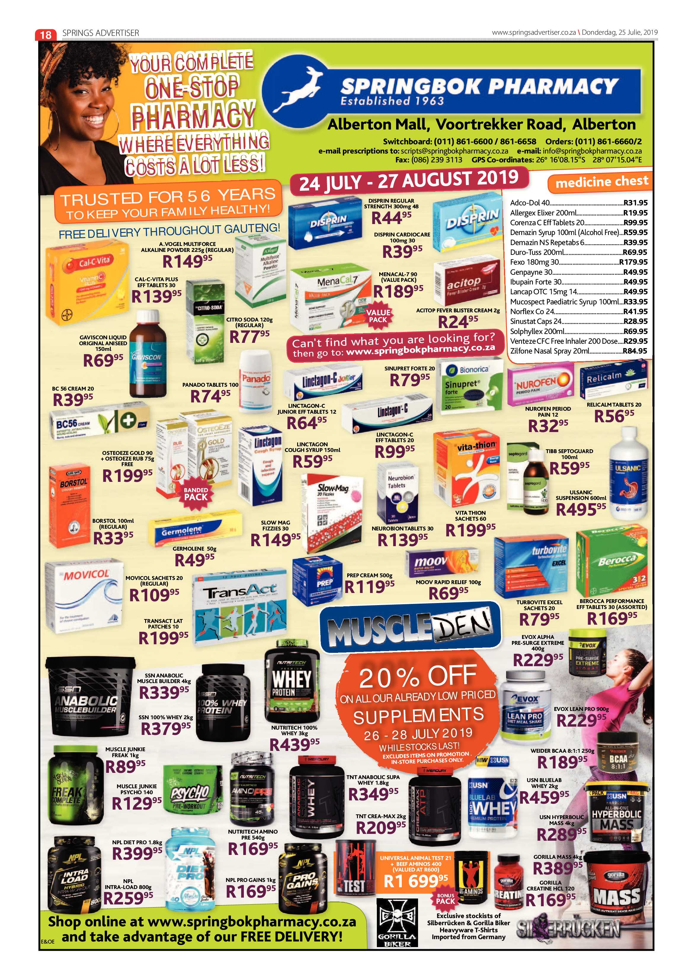 Springs Advertiser 25 July 2019 page 18
