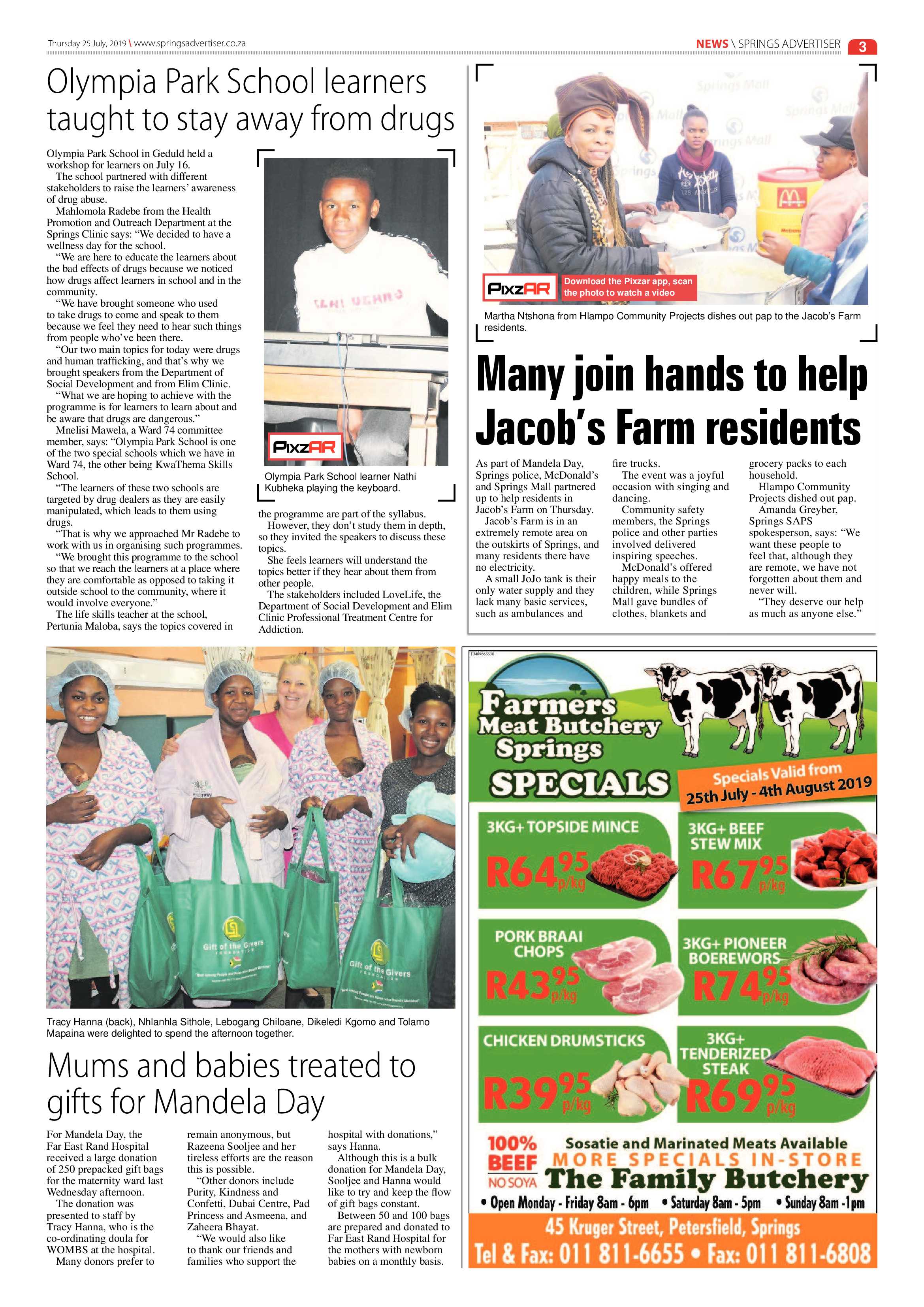 Springs Advertiser 25 July 2019 page 3