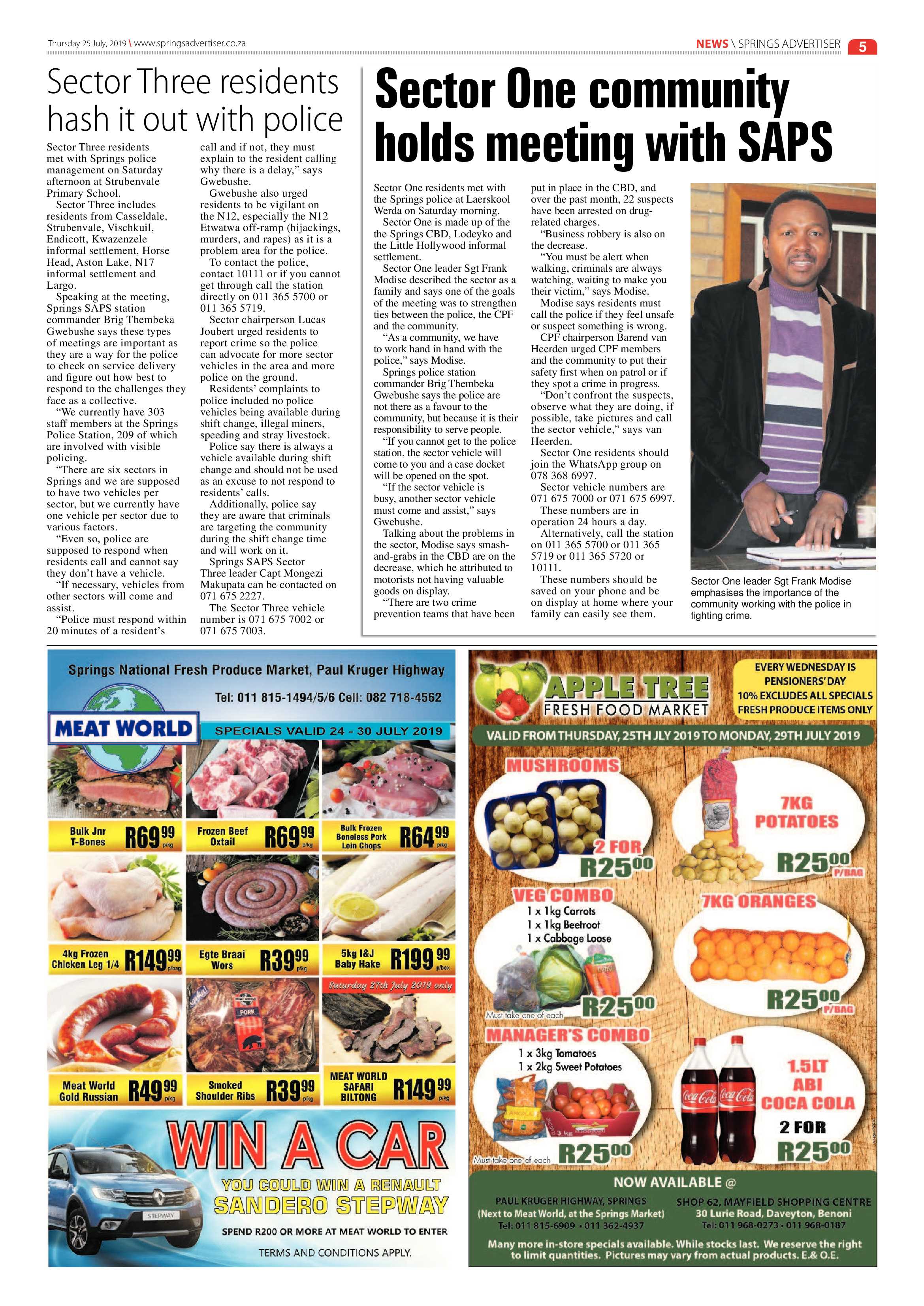 Springs Advertiser 25 July 2019 page 5