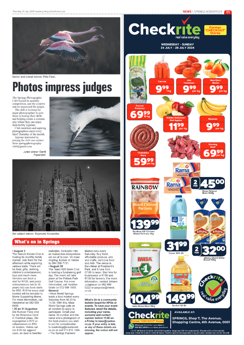 Springs Advertiser 25 July 2024 page 11