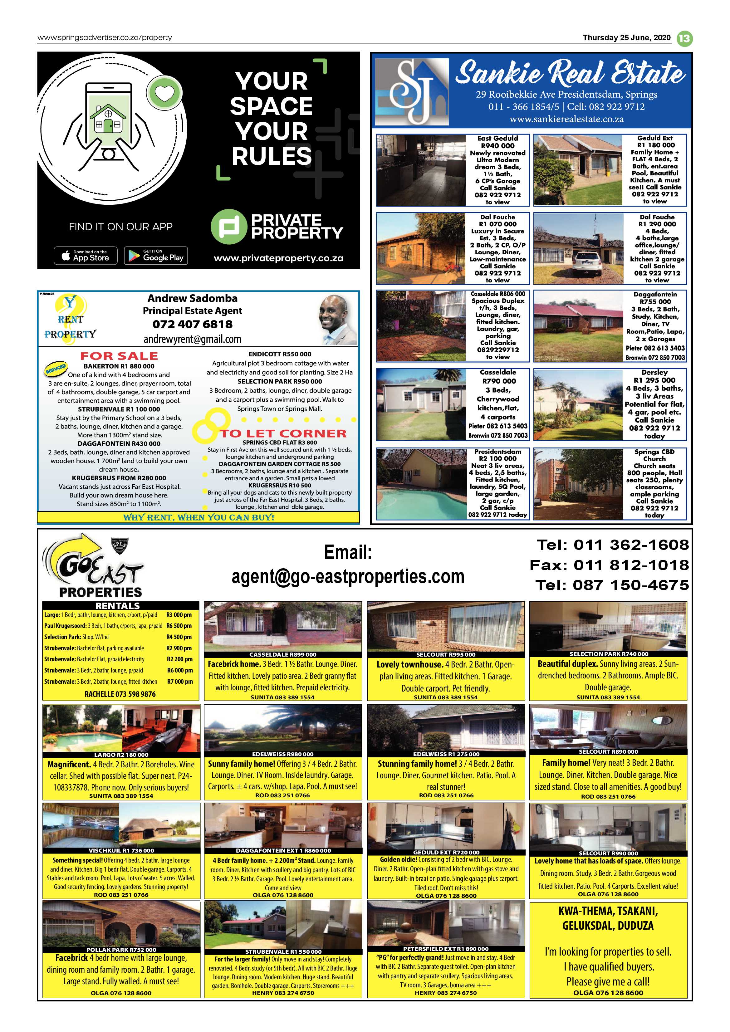 Springs Advertiser 25 June 2020 page 13