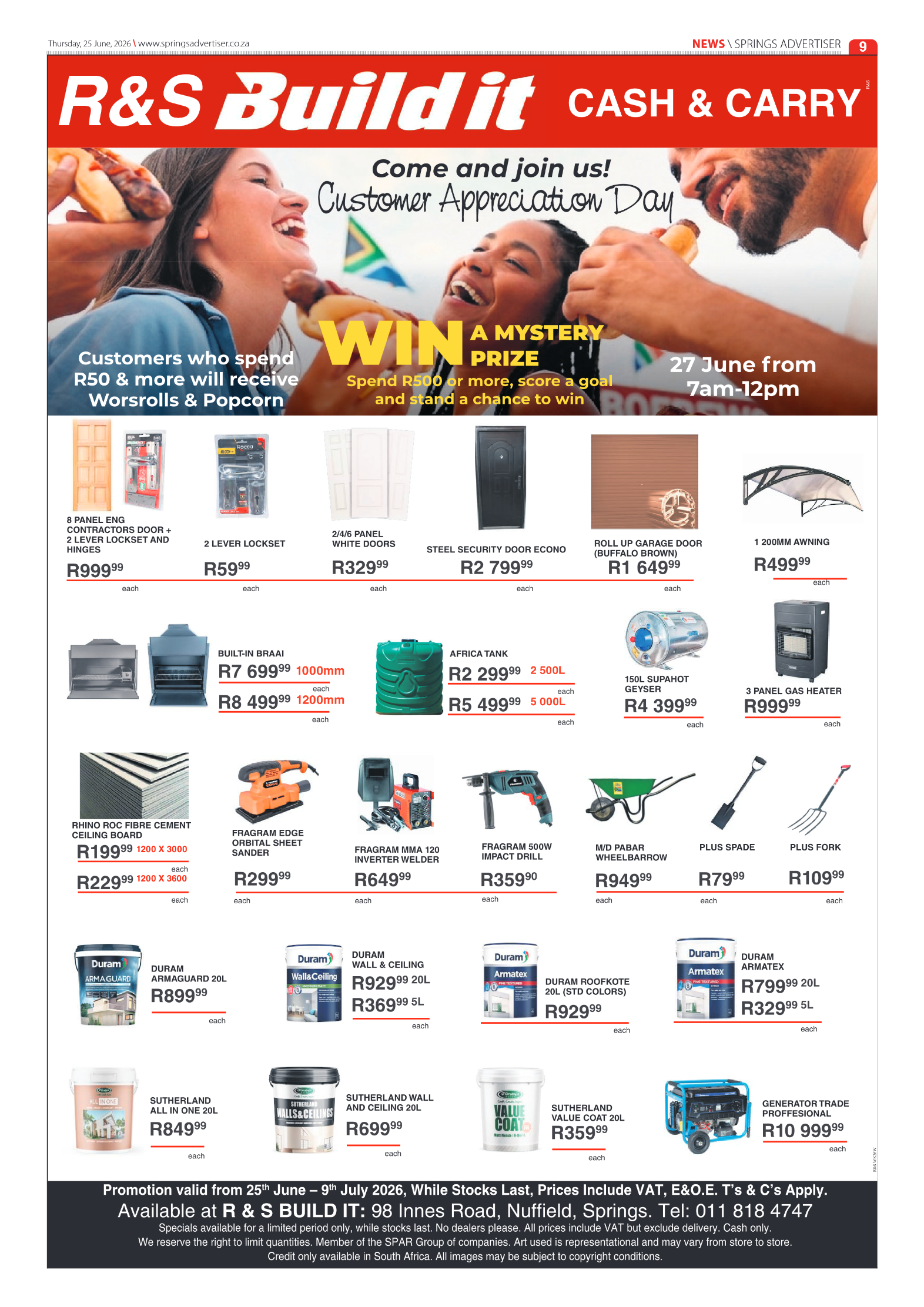 Springs Advertiser 25 June 2026 page 9
