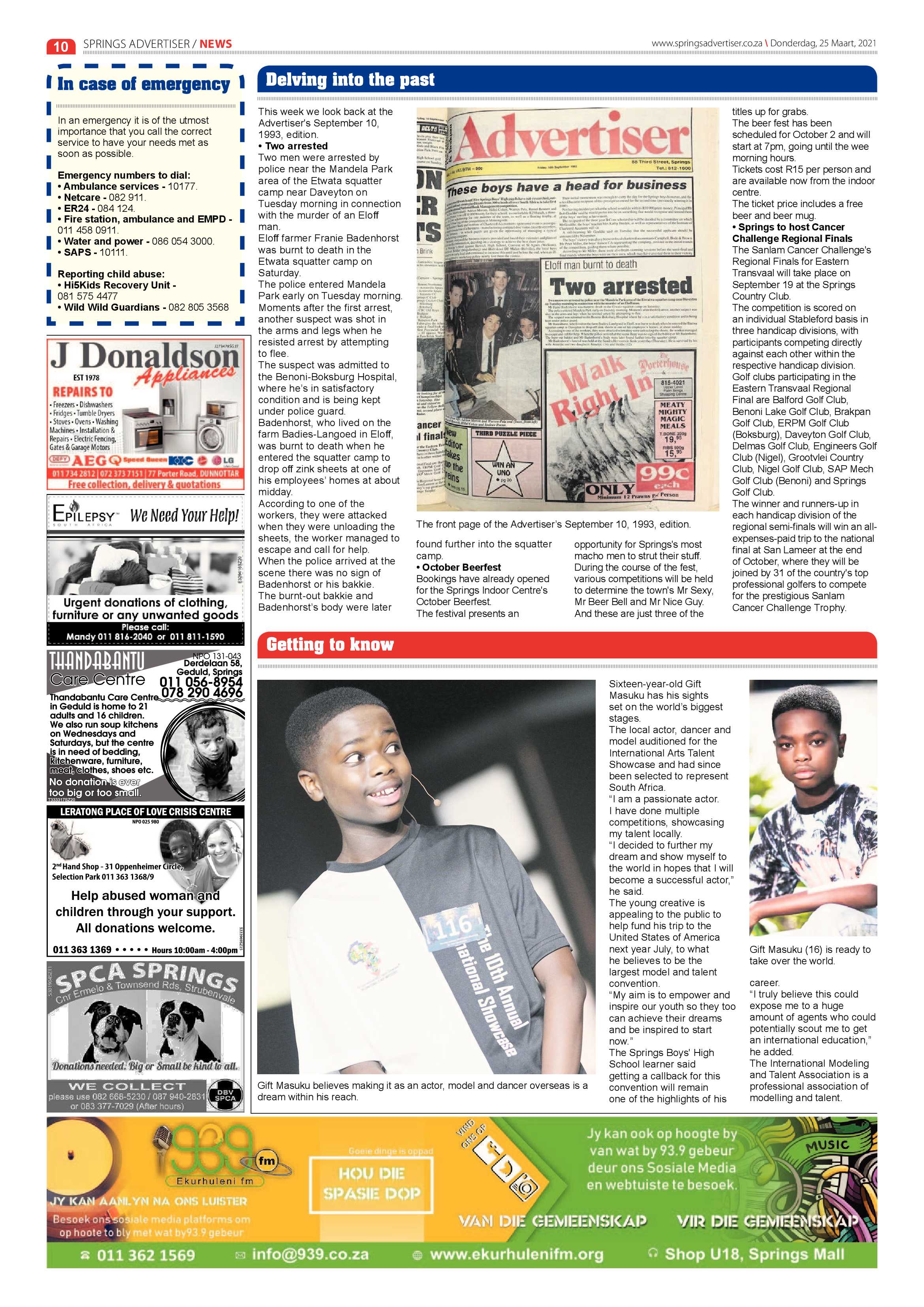 Springs Advertiser 25 March 2021 page 10