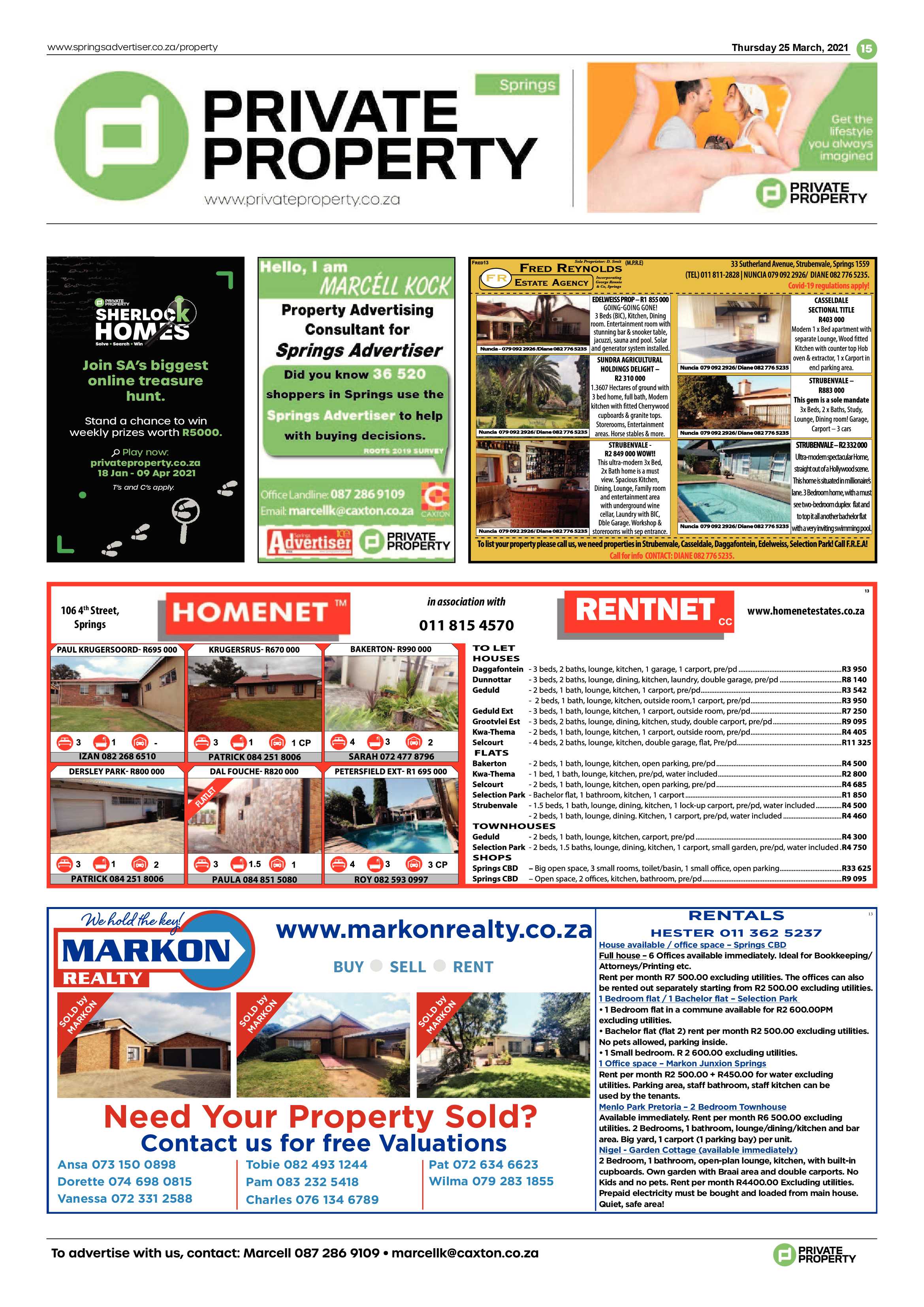 Springs Advertiser 25 March 2021 page 15